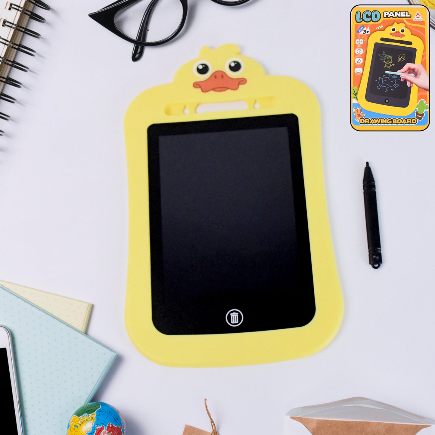 Kids Portable Digital Drawing & Writing Pad - LCD Screen (1 Pc) - Great Price - Image 3