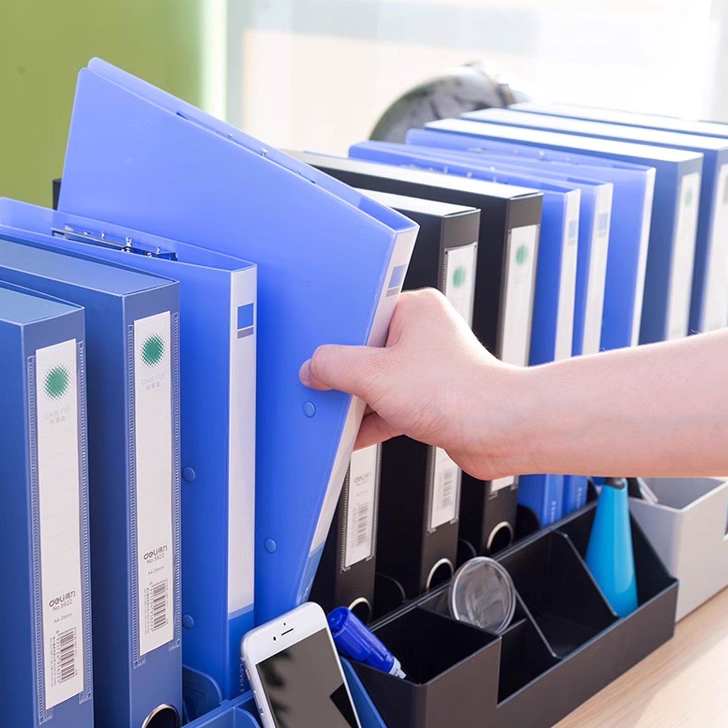 Standard File Plastic Clip File Folder Paper Holder Documents File (3526 Cm 1 Pc) - Happy Price - Image 5
