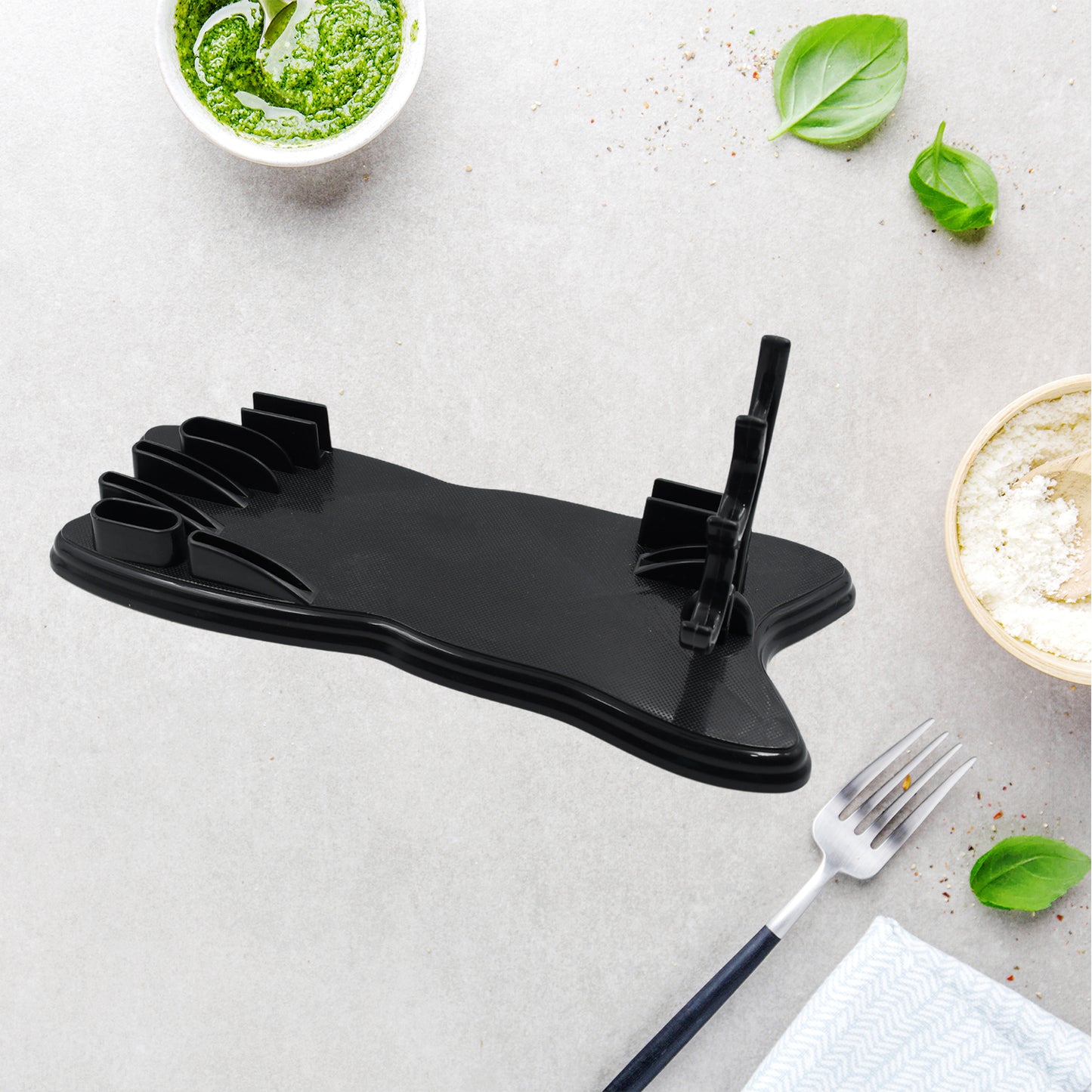 Plastic Kitchen Knife Drawer Organizer Knife Stand Storage For Your Kitchen. Replace Your Knife Block With A Revolutionary Product. Clear Your Counter Top Of Clutter And Easily Identify The Desired Knife (1pc) - Happy Price - Image 2