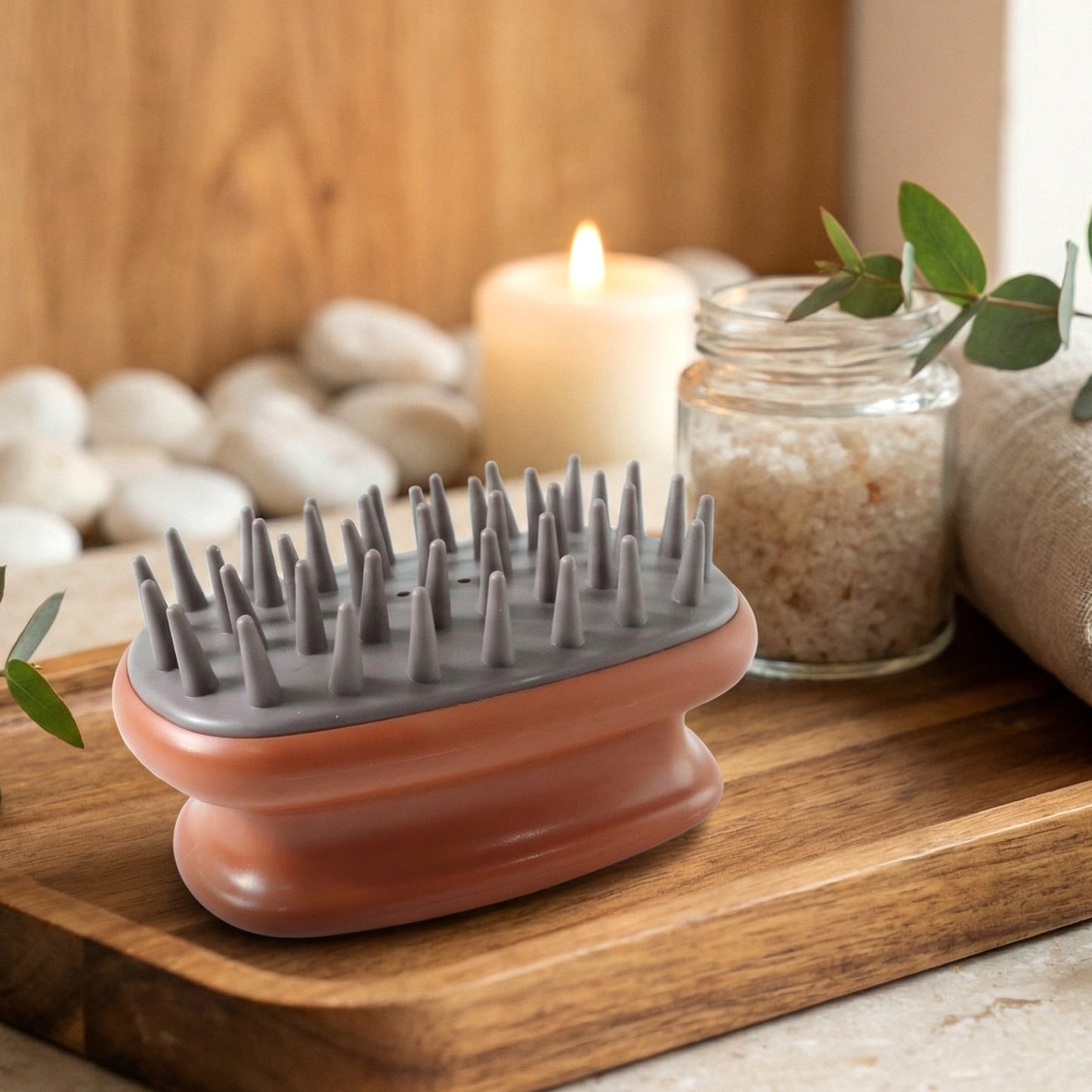 Manual Scalp Massager Shampoo Brush for Hair Washing - 1 Pc - Happy Price - Image 6