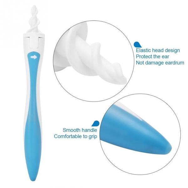 Smart Swab Ear Cleaner with 16 Disposable Soft Tips for Gentle Earwax Removal - Happy Price - Image 4