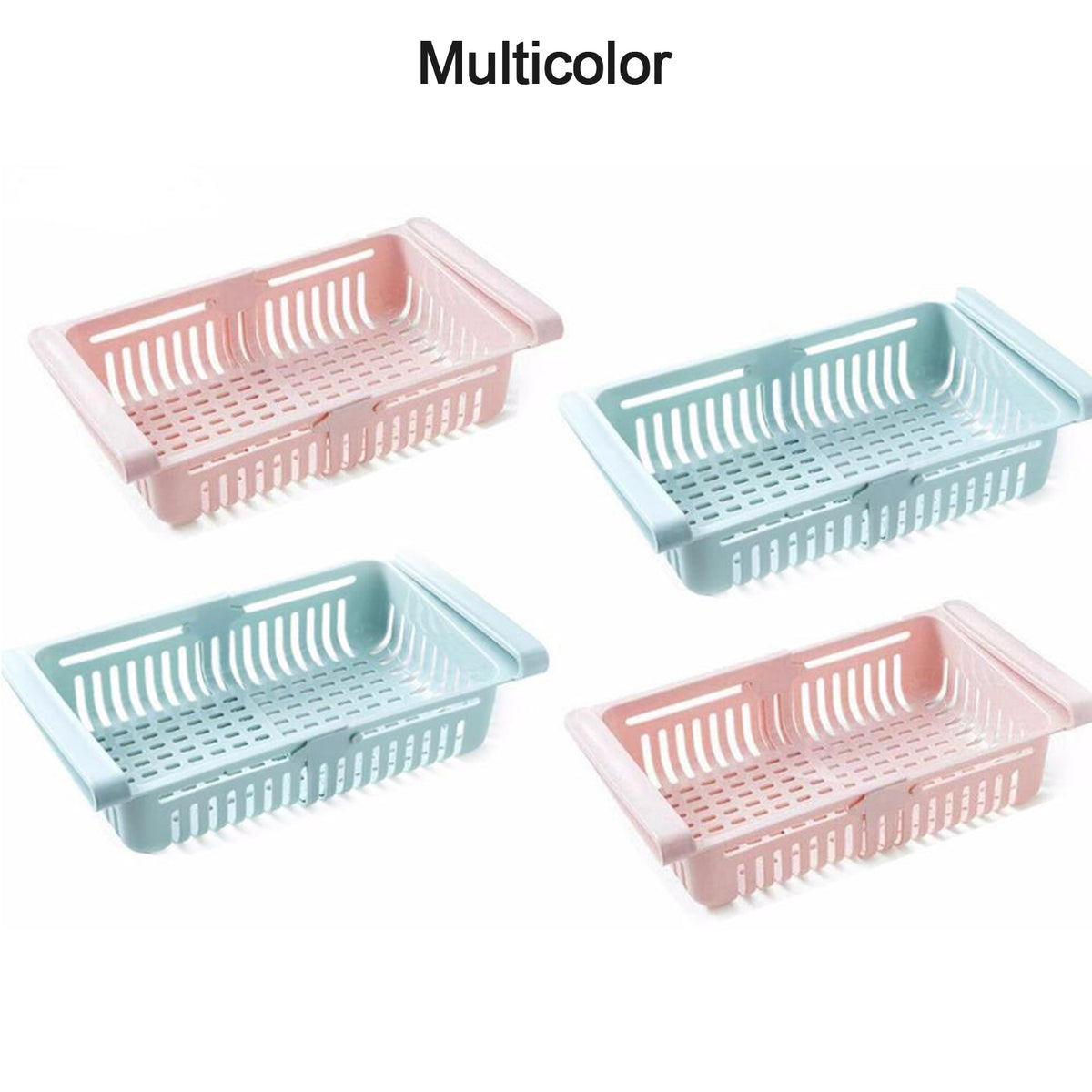 Adjustable Fridge Storage Basket - 1 Pc - Happy Price - Image 2