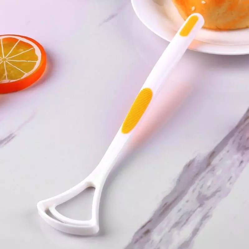 New Hot Away Hand Scraper Fashion Tongue Cleaner Brush With Silica Handle - Happy Price - Image 3