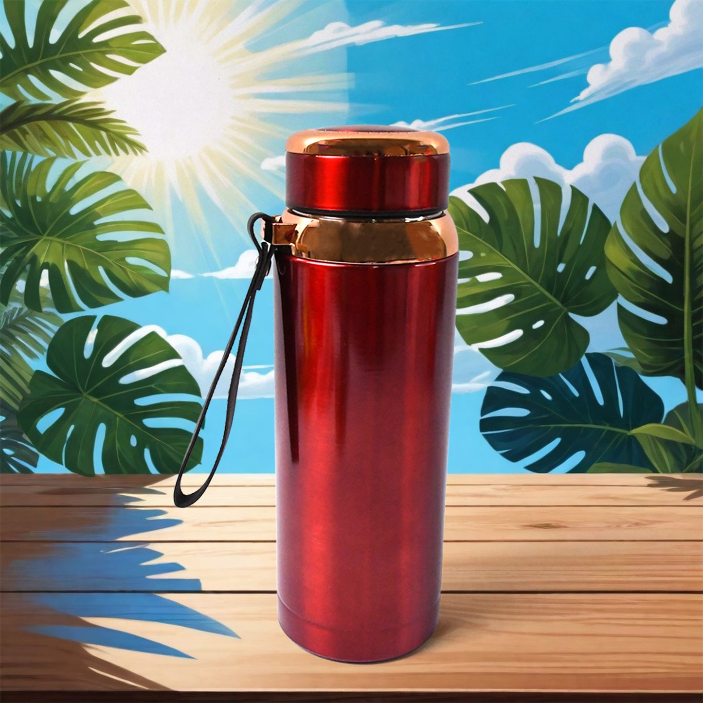Printed Vacuum Insulated Water Bottle (1pc 800 Ml) - Happy Price - Image 4