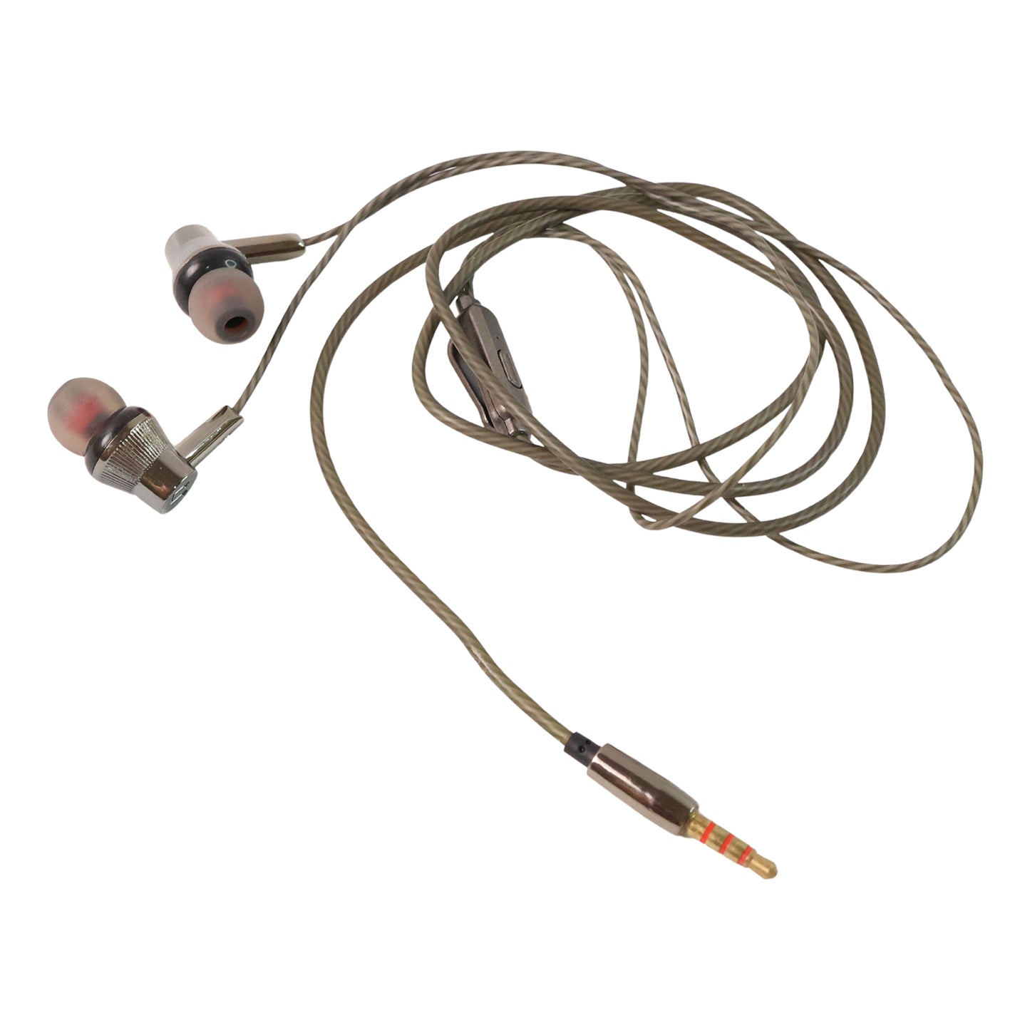 Wired In-Ear Earphones with Mic - 3.5mm Jack, Stereo Sound, Deep Bass (1 Pc) - Happy Price - Image 2