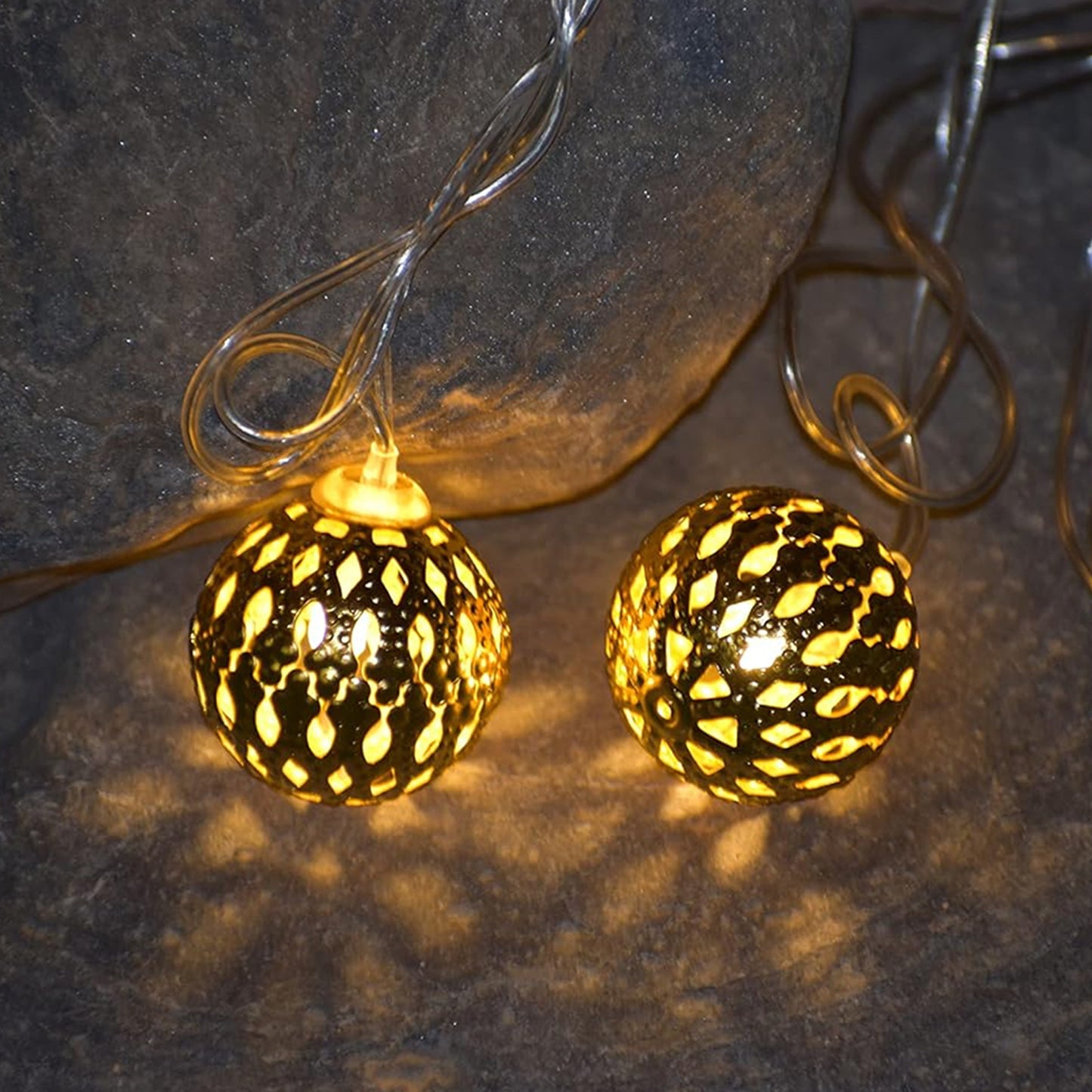 Decorative Metal Ball Led String Light (3 Meter ) - Happy Price - Image 4