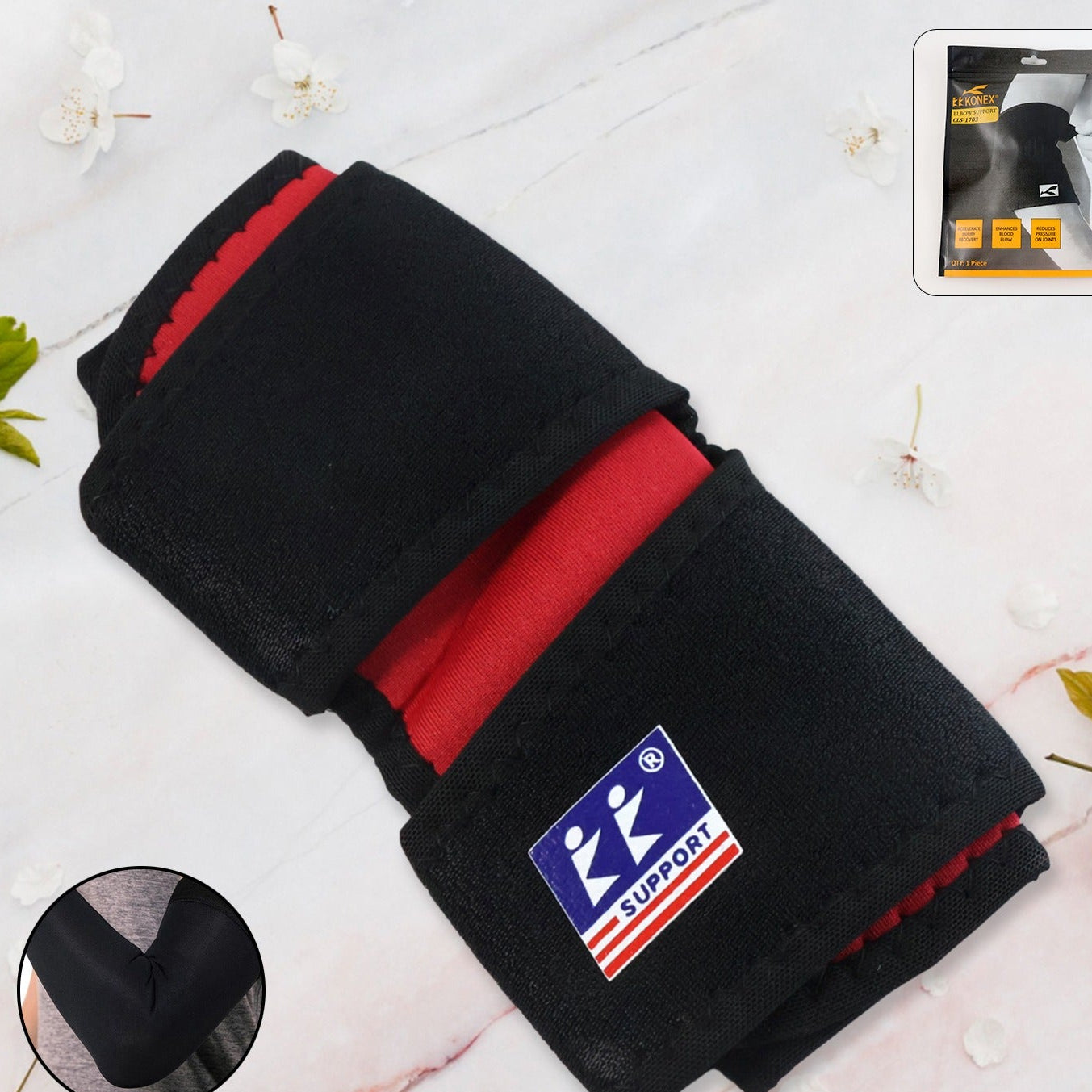 Adjustable Elbow Support Brace for Daily Comfort & Joint Stability - 1 Pc - Happy Price - Image 1