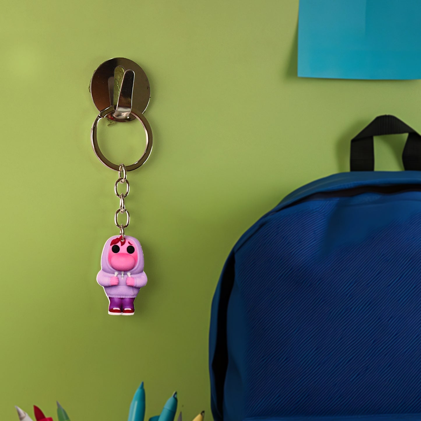 Cute Cartoon Character Keychain (1 Pc) - Happy Price - Image 3