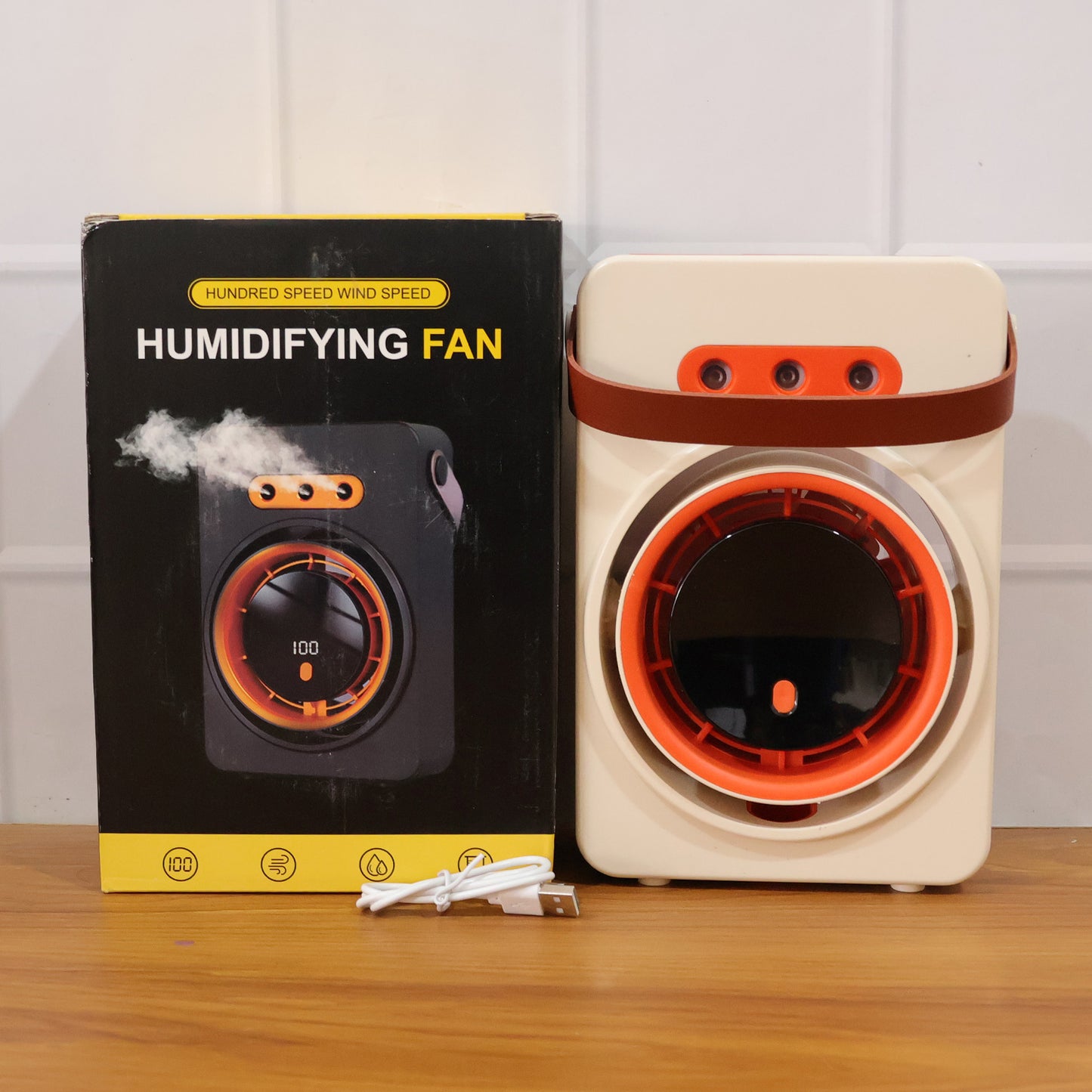 Portable Humidifying Cooler Fan with Mist Function - 1 Pc - Great Price - Image 7