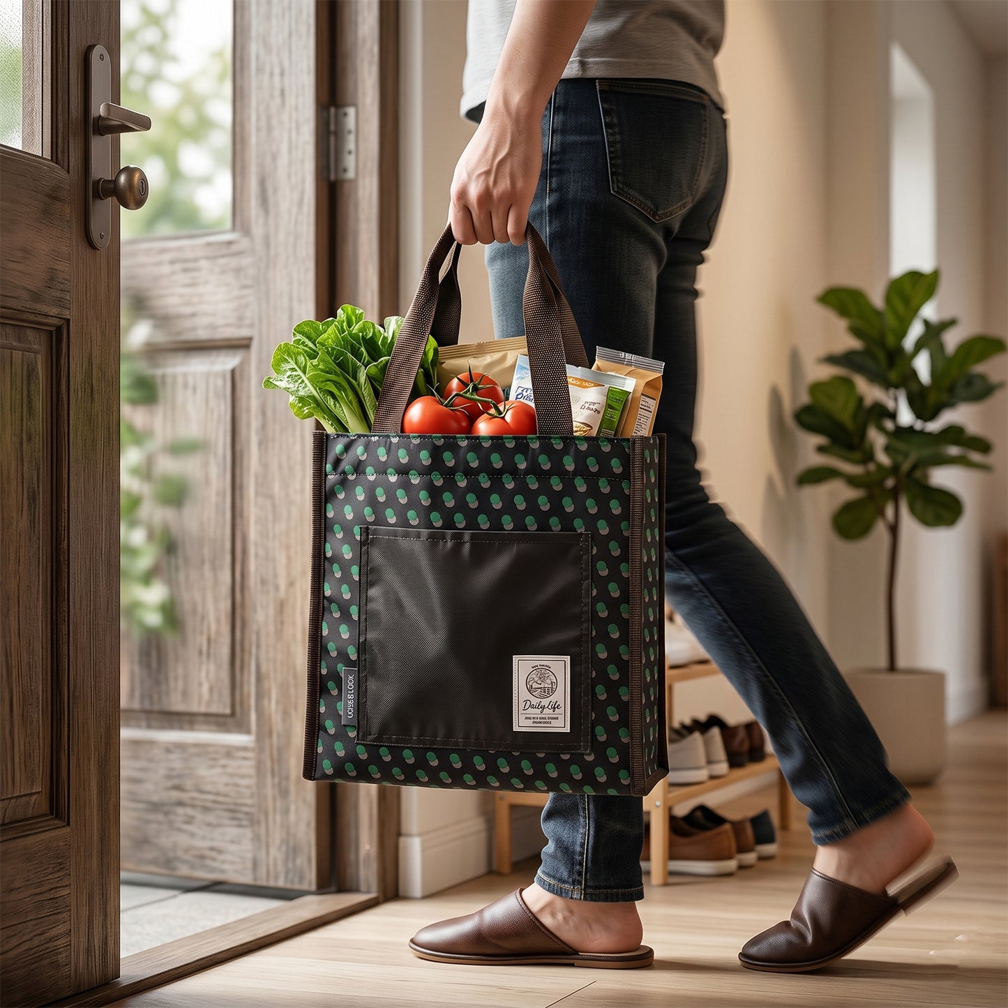 Durable Multipurpose Carry Bag (1 Pc, 23x22 Cm) - Reusable Shopping Tote - Great Price - Image 3