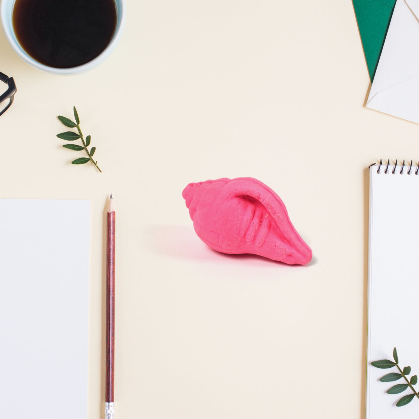 Shankh Shape Eraser Rubber (1 Pc Mix Colour Design) - Happy Price - Image 6