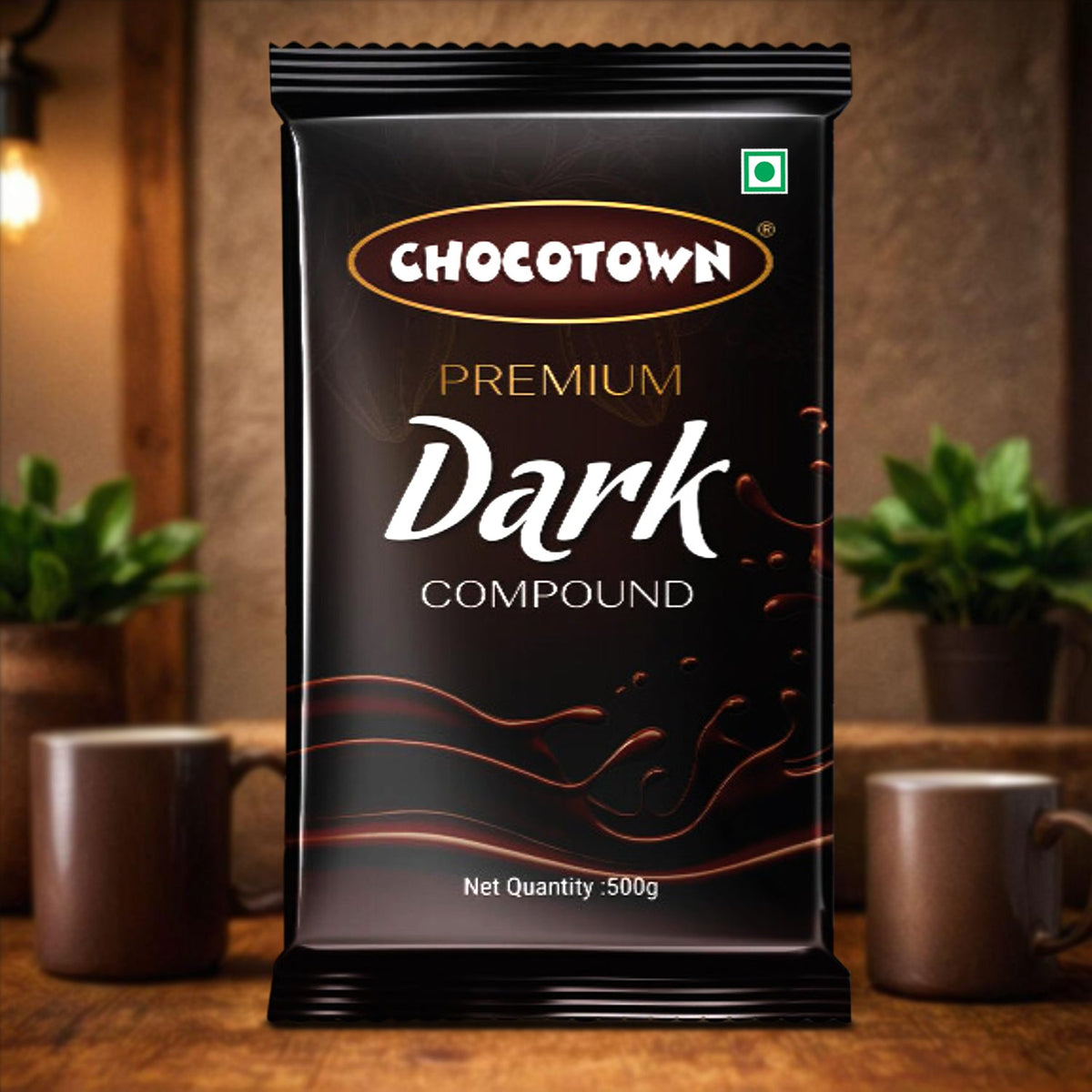 Dark Compound 500gm Chocotown Dark Choco Slab - Happy Price - Image 6
