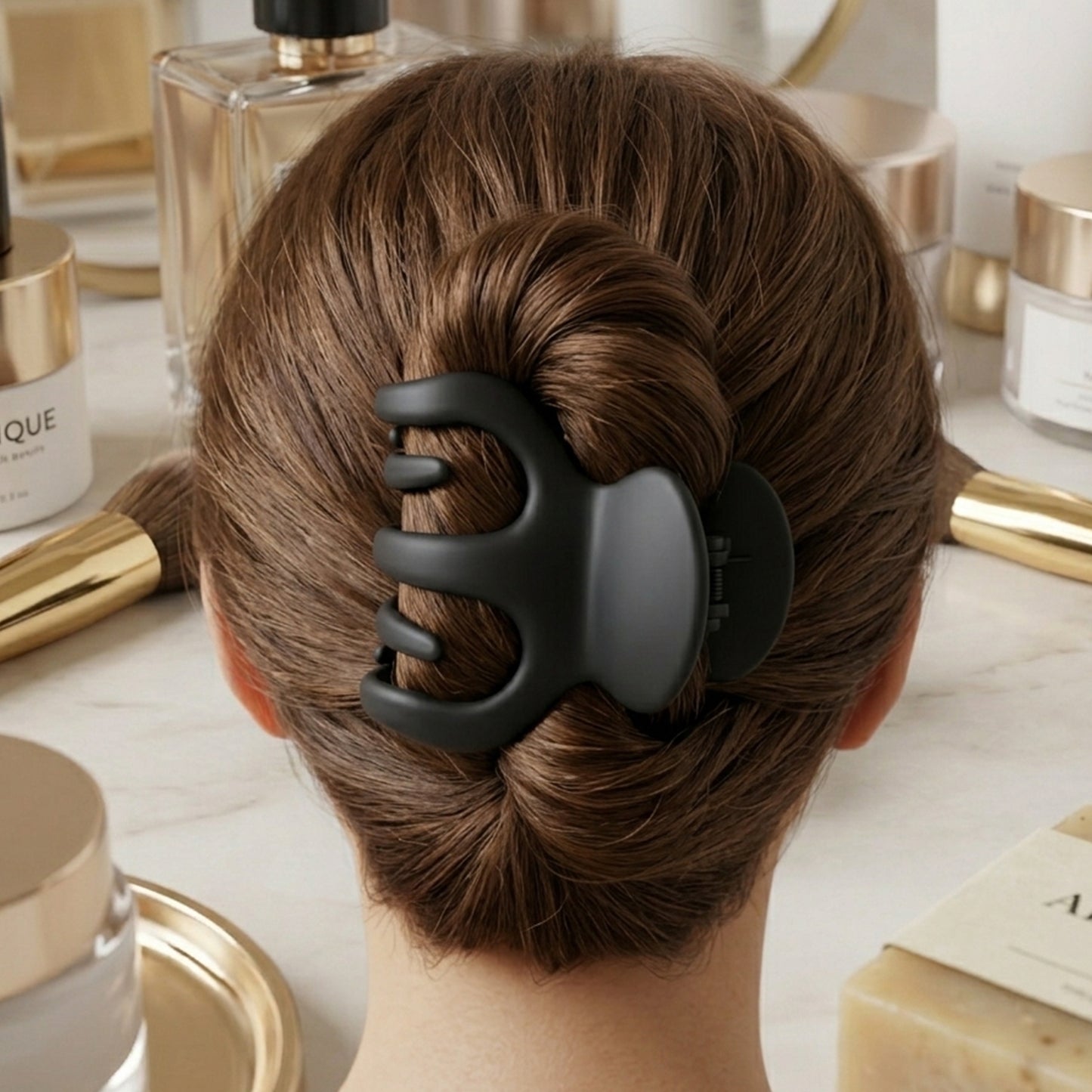 Classic Matte Finish Strong Grip Hair Claw Clip (1 Pc)