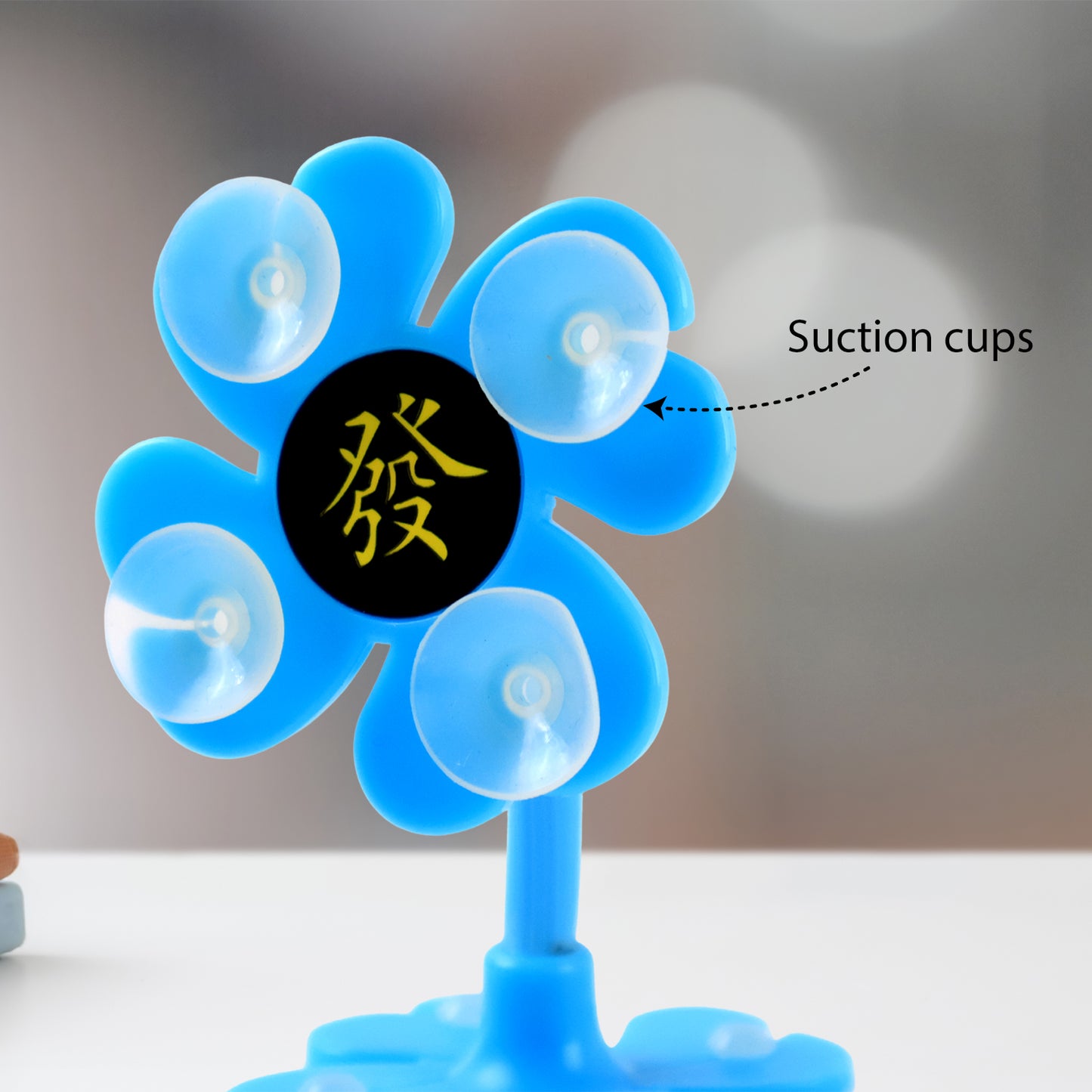 360 Rotatable Flower Shape Cellphone Holder Car Mount Sucker Stand (Multicolored With Box)) - Happy Price - Image 4