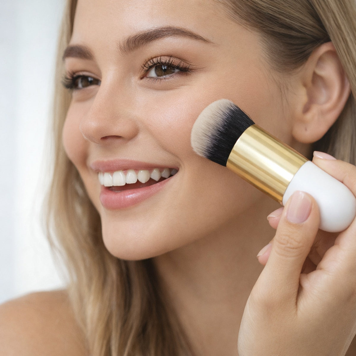 Professional Makeup Face Brush for Flawless Application - 1 Pc - Happy Price - Image 6