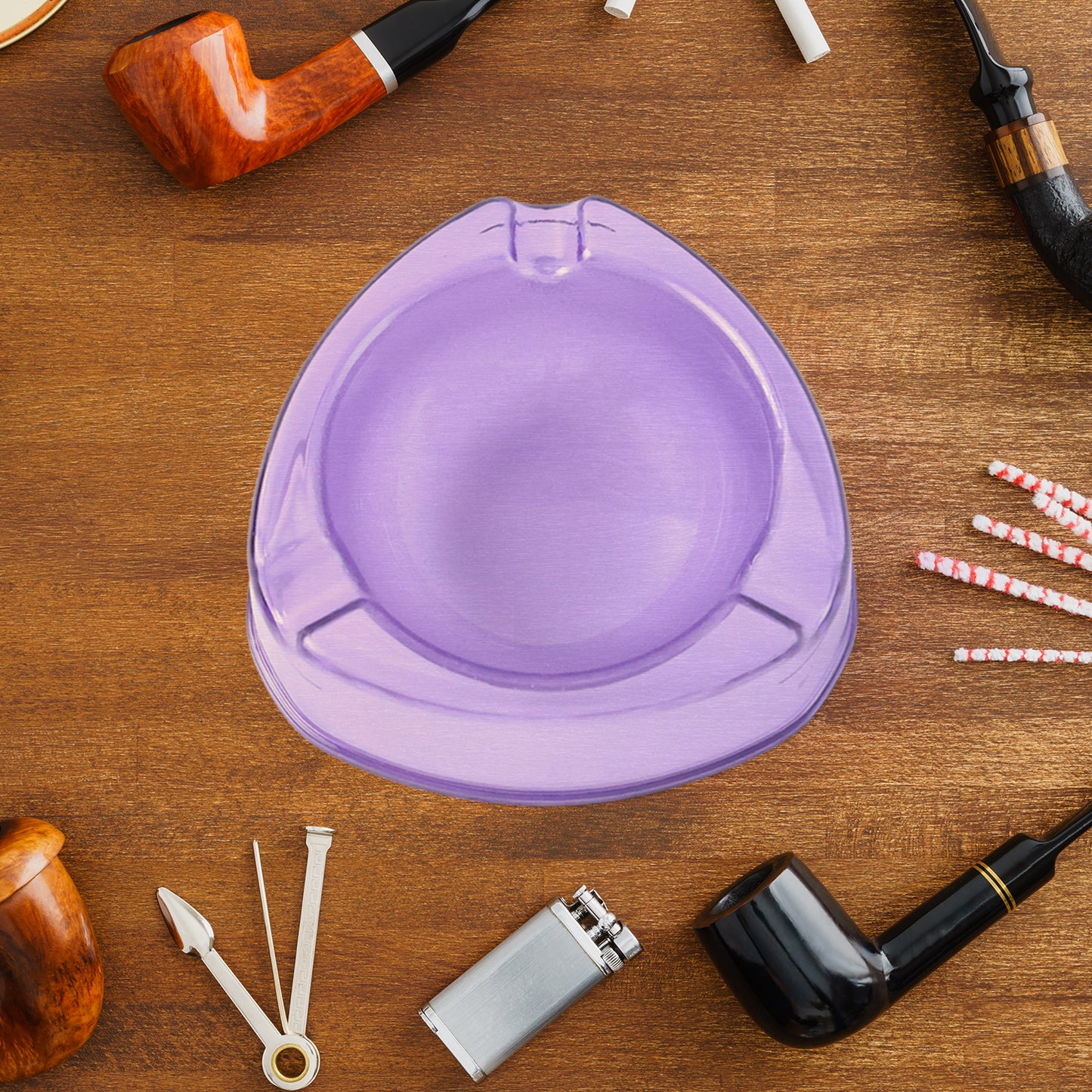 Oblivion Transparent Plastic Ashtray (Mix Color 1 Pc) - Happy Price - Image 5