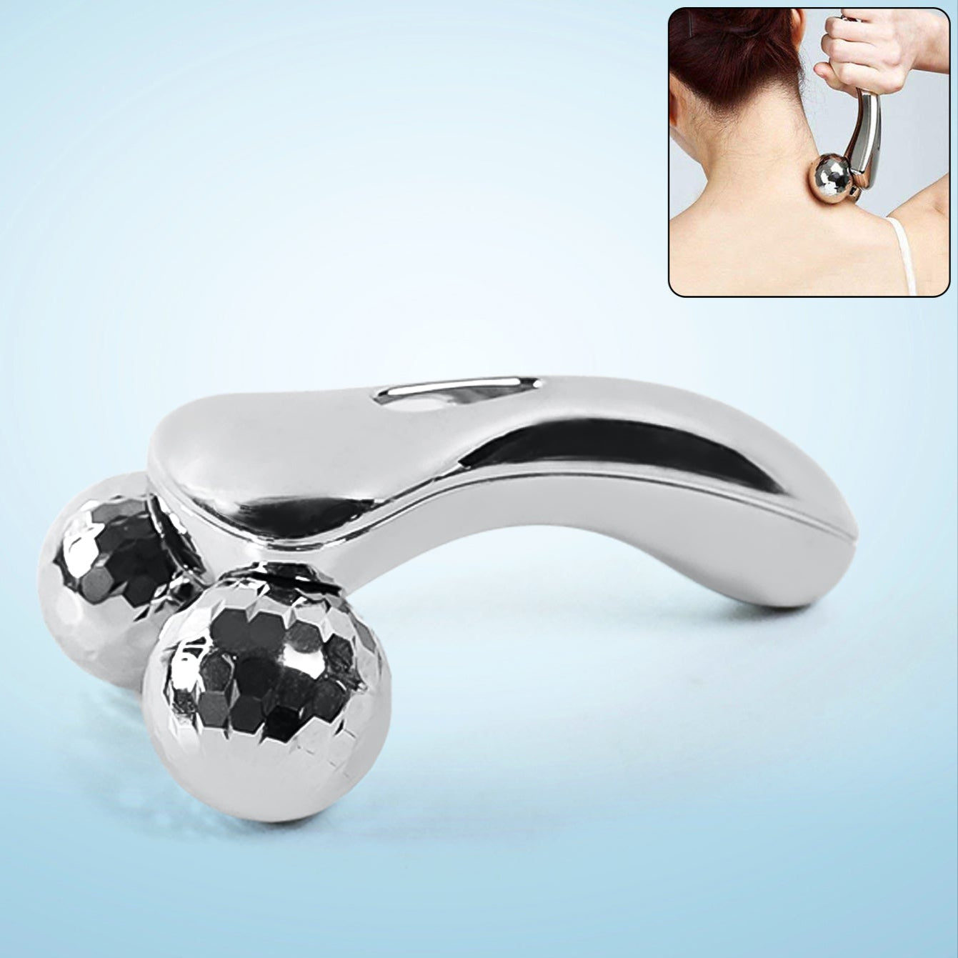 360 Degree Facial Roller Designed For Face Lifting And Skin Tightening Improves Blood Circulation And Reduces Puffiness. - Happy Price - Image 1