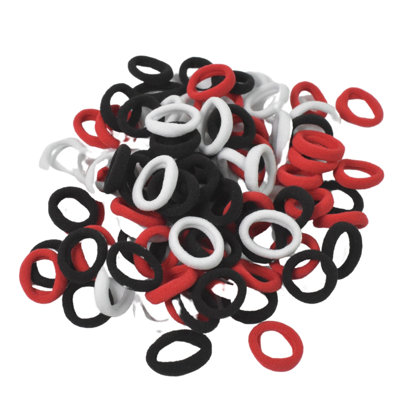Small Hairbands Bands For Hair Rubber Bands (Pack Of 50 Multicolour) - Happy Price - Image 4