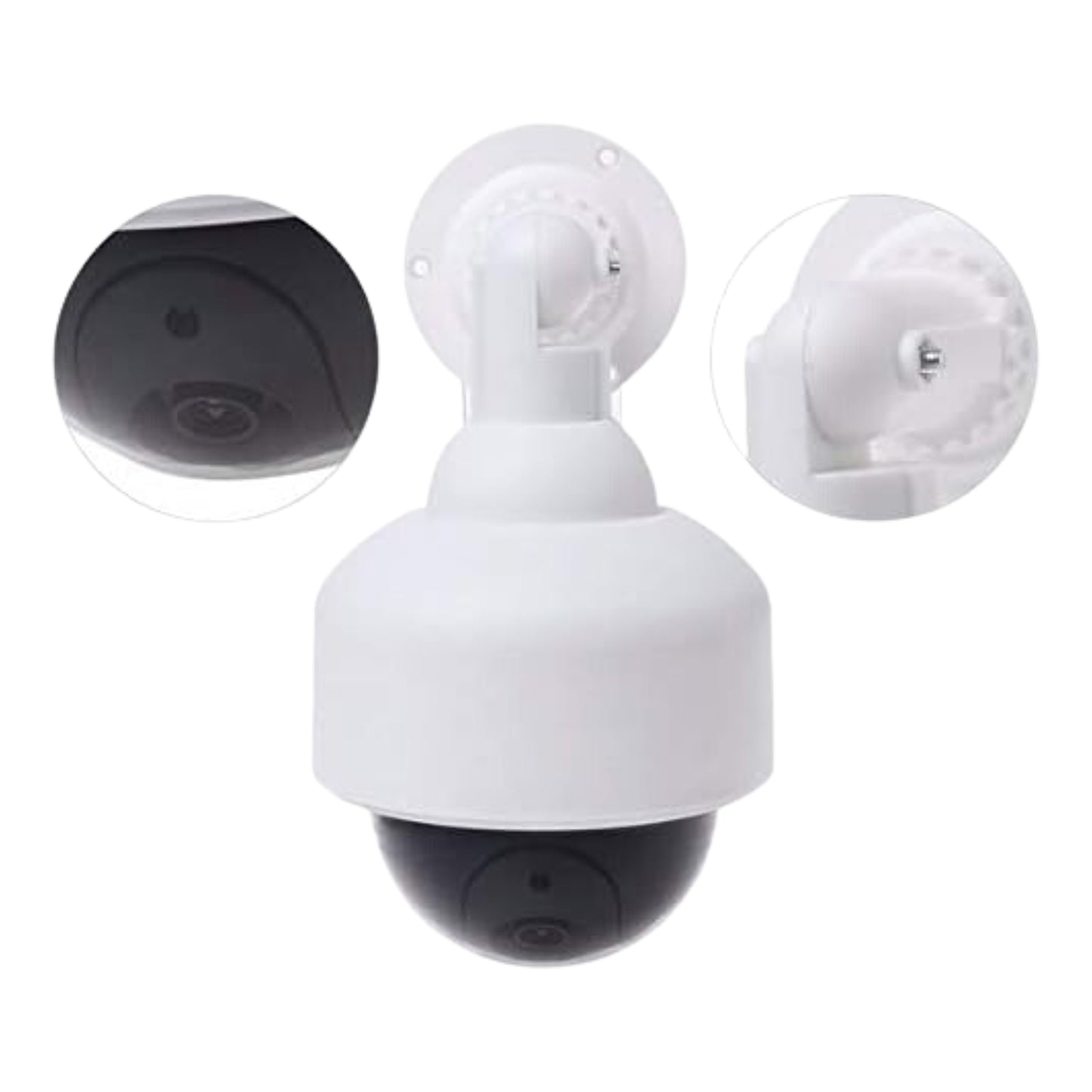Realistic Dummy CCTV Camera with Flashing Red LED - Indoor/Outdoor Security Deterrent (1 Pc) - Happy Price - Image 6