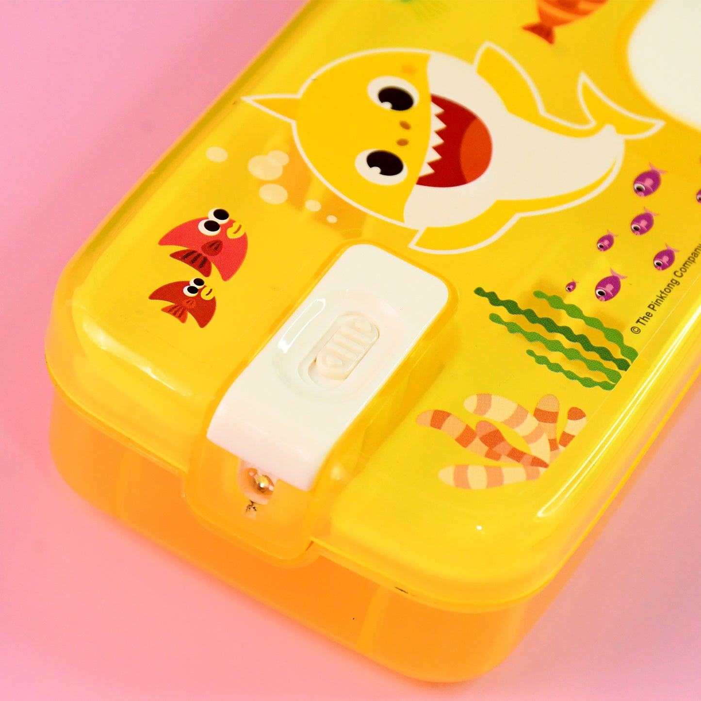 Plastic Pencil Box With Led Light Cartoon Print (1 Pc) - Happy Price - Image 6