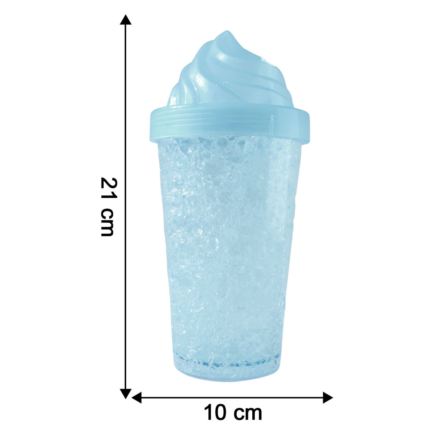 500 ML Ice Cream Swirl Sipper Bottle with Straw - 1 Pc - Happy Price - Image 5