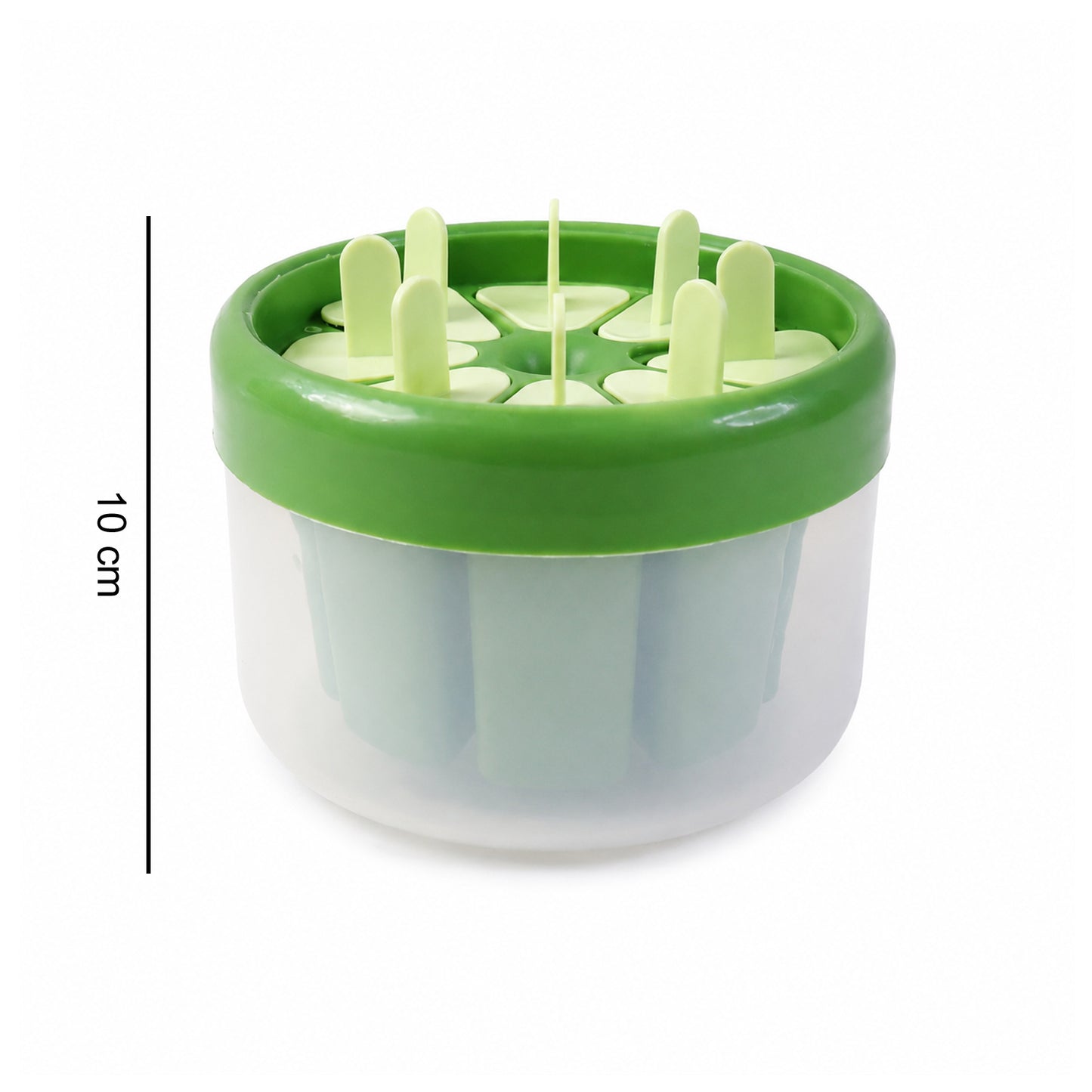 Plastic Ice Candy Mould Tray - 8 Popsicle Cavities, Reusable DIY Frozen Dessert Maker - Happy Price - Image 5