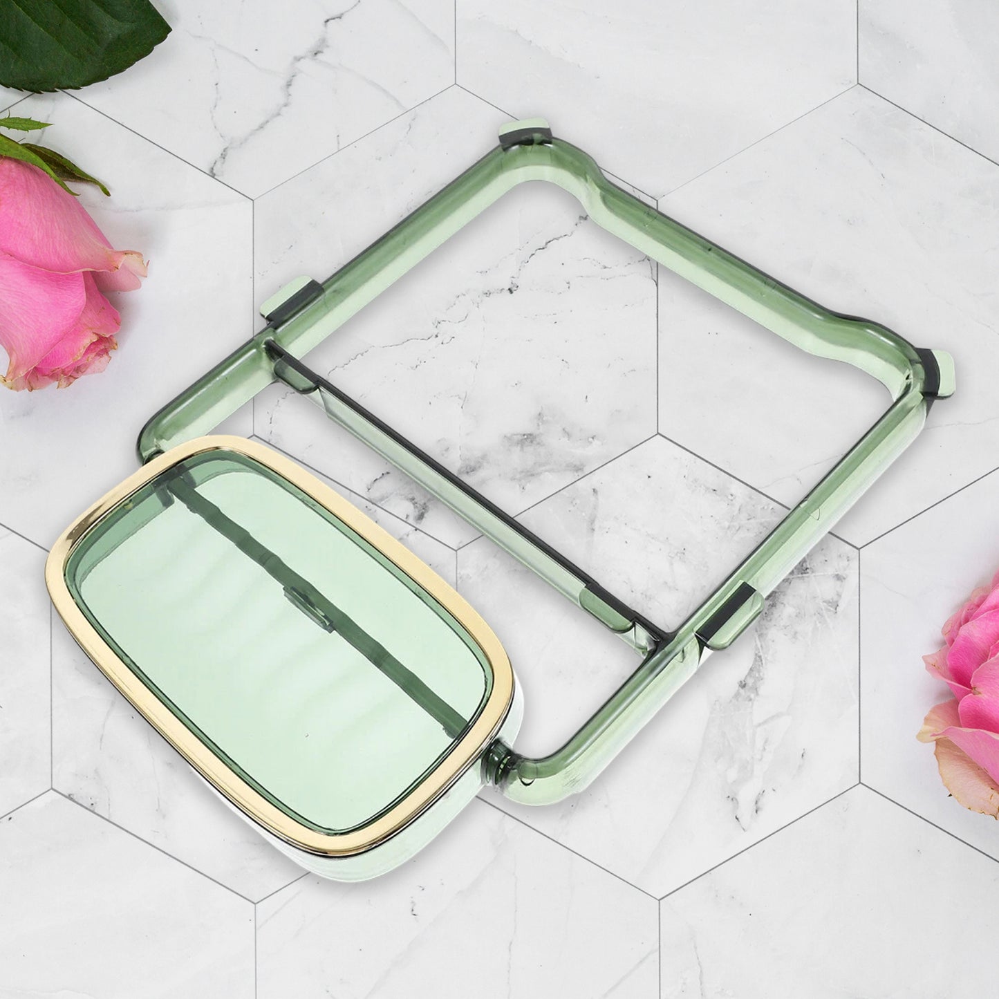 2-in-1 Self-adhesive Towel Hanger Soap Holder Stand (1 Pc) - Happy Price - Image 3