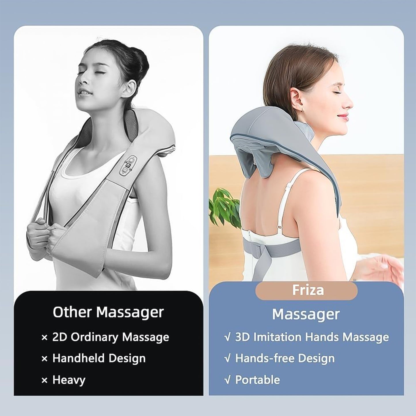 Neck Shoulder Massagers With Heat Electric Rechargeable (1 Pc) - Happy Price - Image 5