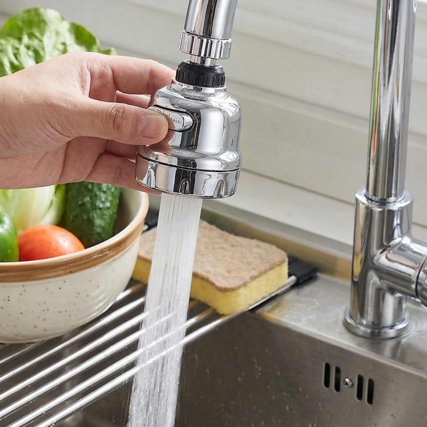 360 Degree Rotating Kitchen Faucet Sprayer Head - 1 Pc - Great Price - Image 6