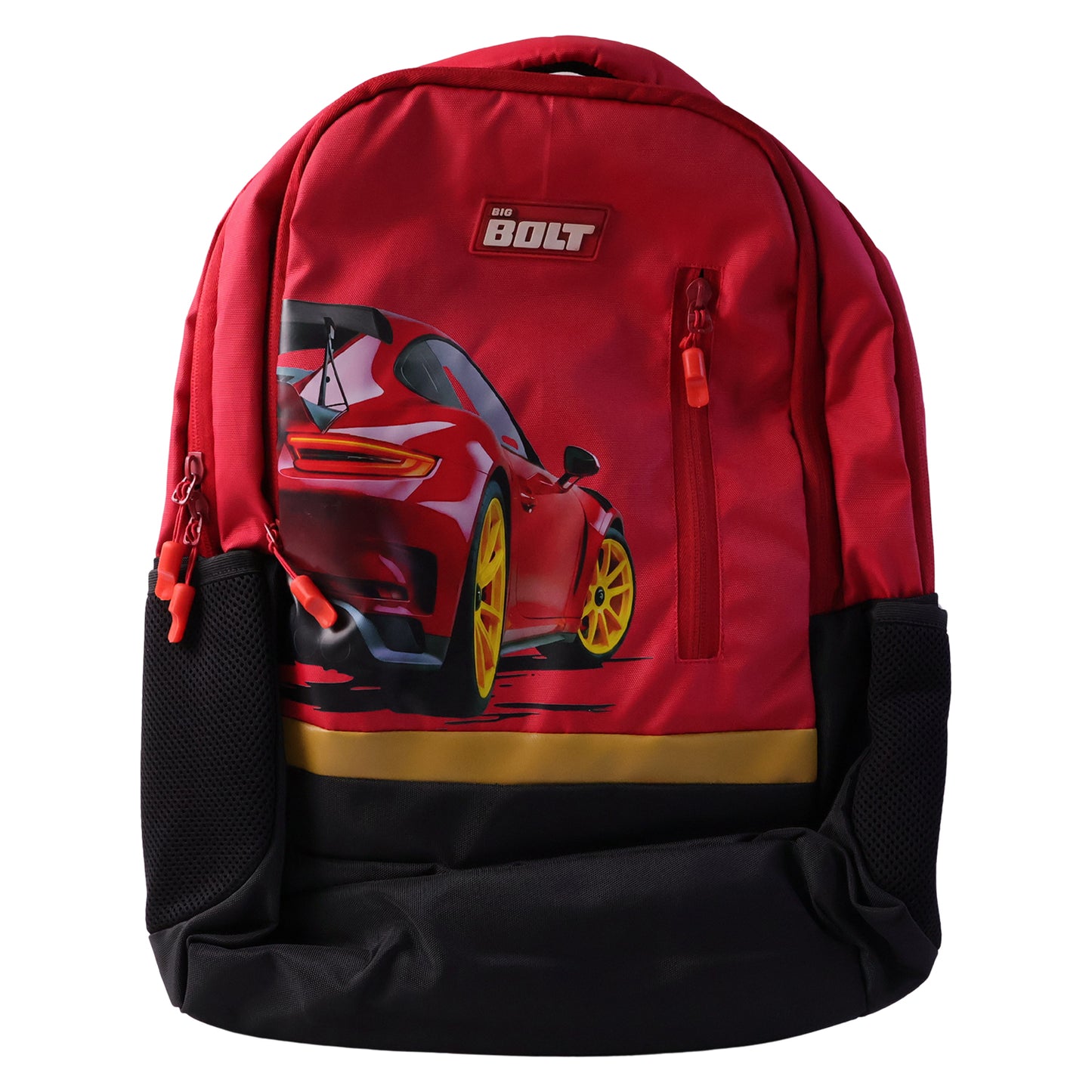 19-inch Kids School Backpack with Car Graphic - Durable & Spacious - Great Price - Image 4