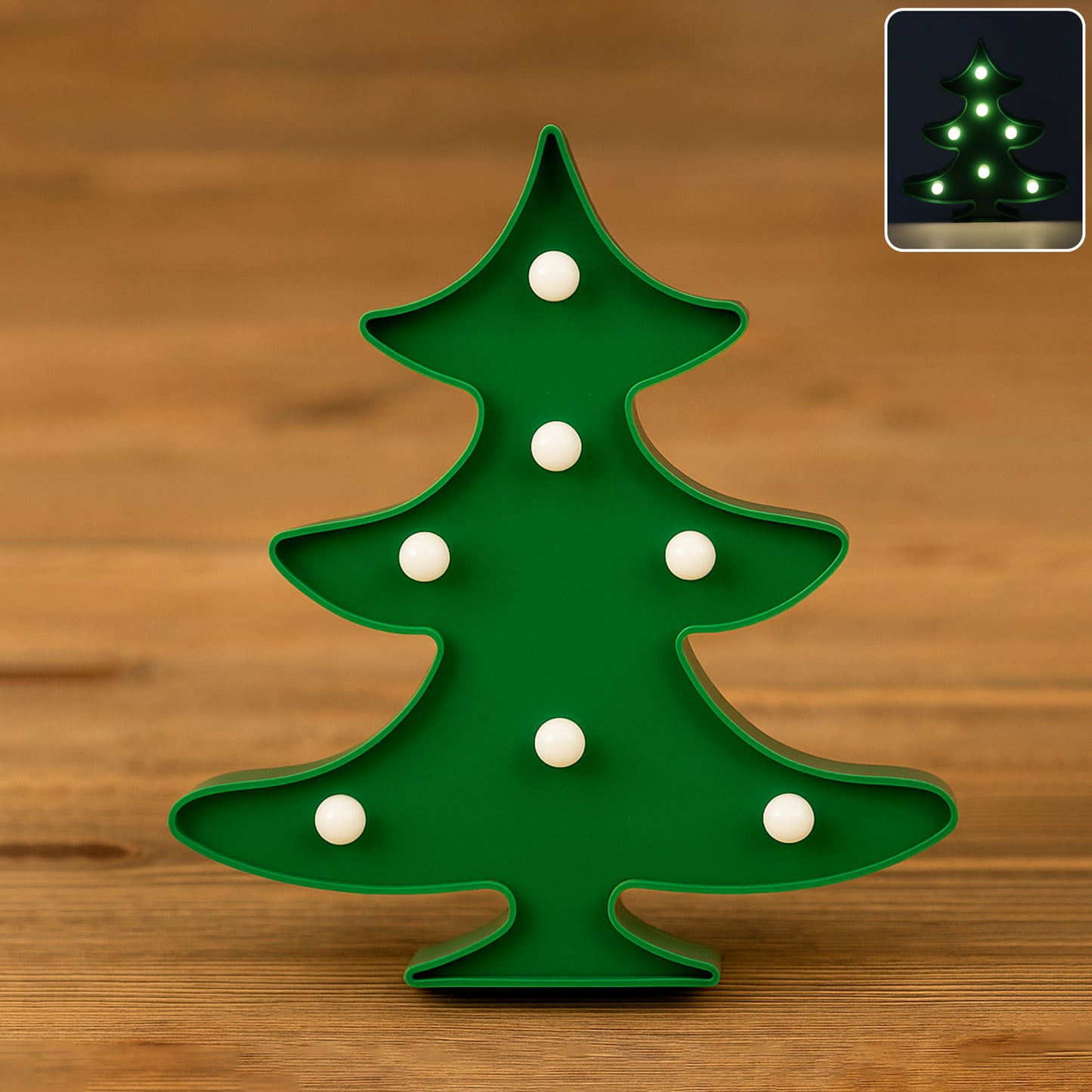 Christmas Tree Shape LED Decorative Night Light (1 Pc) - Happy Price - Image 3