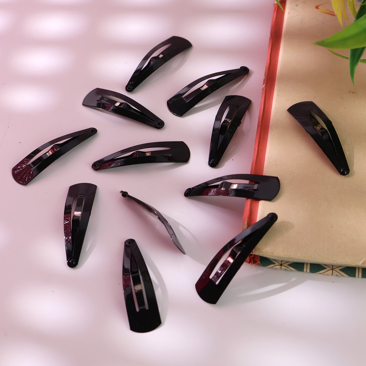 Metal Tik Tak Hair Clips - 12 Pcs Set for Women & Girls - Happy Price - Image 5