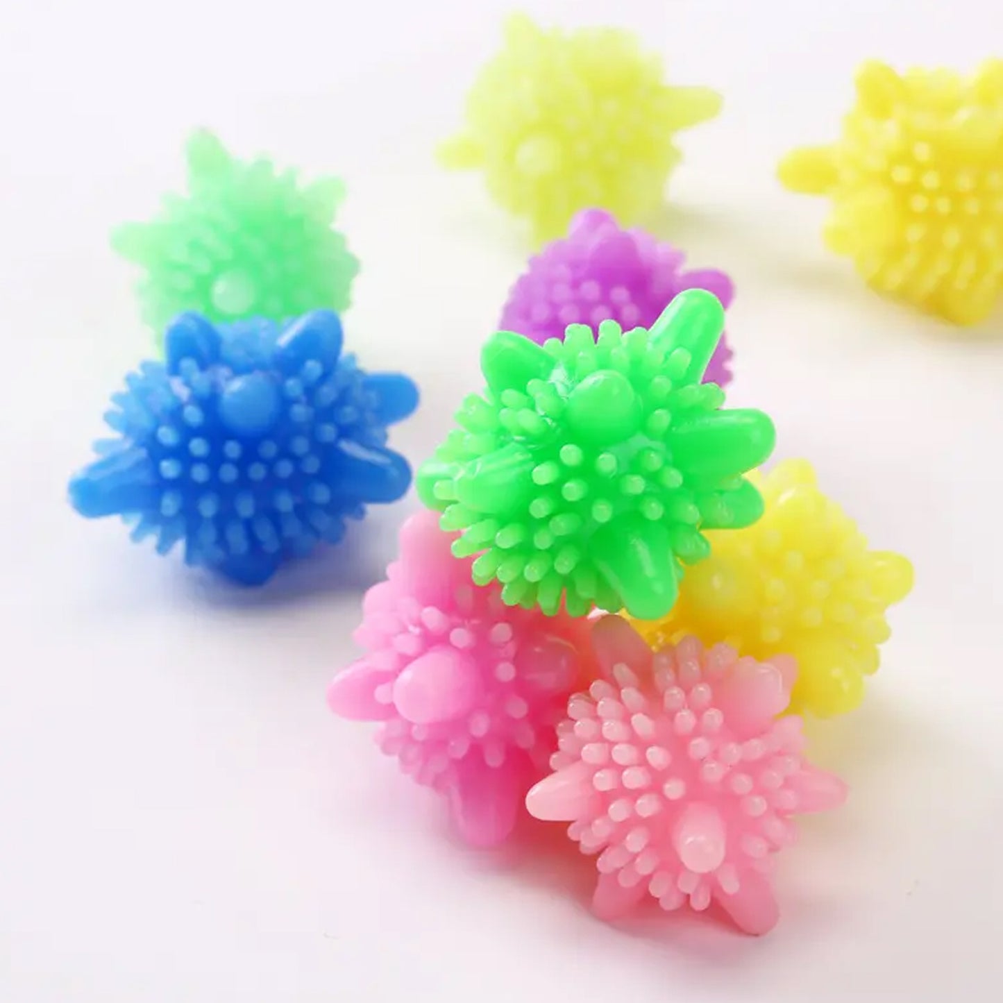 Soft Star Washing Machine Laundry Dryer Balls Laundry Ball For Household Cleaning Washing Machine Clothes Softener (10 Pcs Multi Color) - Happy Price - Image 6
