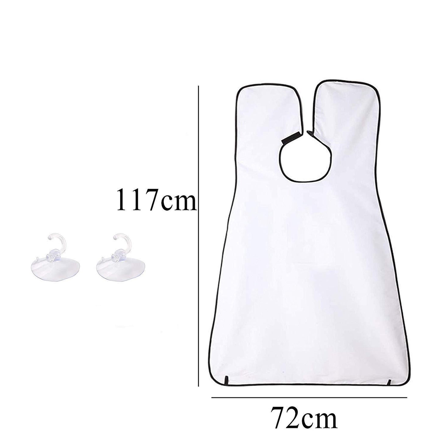 Beard Apron Hair Clippings Catcher Grooming Bib - Happy Price - Image 5