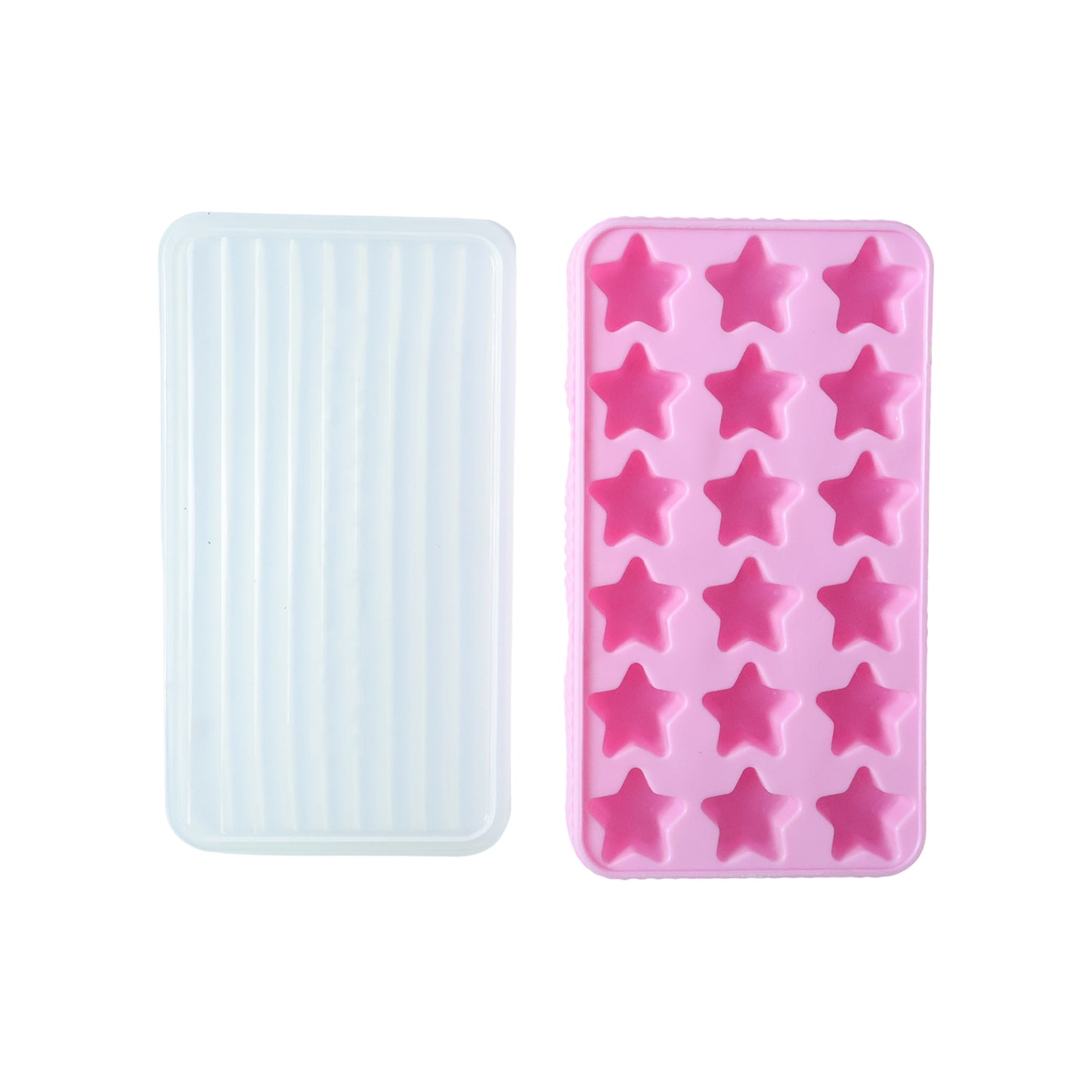 18 Grid Star Shape Ice Tray with Lid - Easy Release Freezer Mold (1 Pc) - Great Price - Image 4