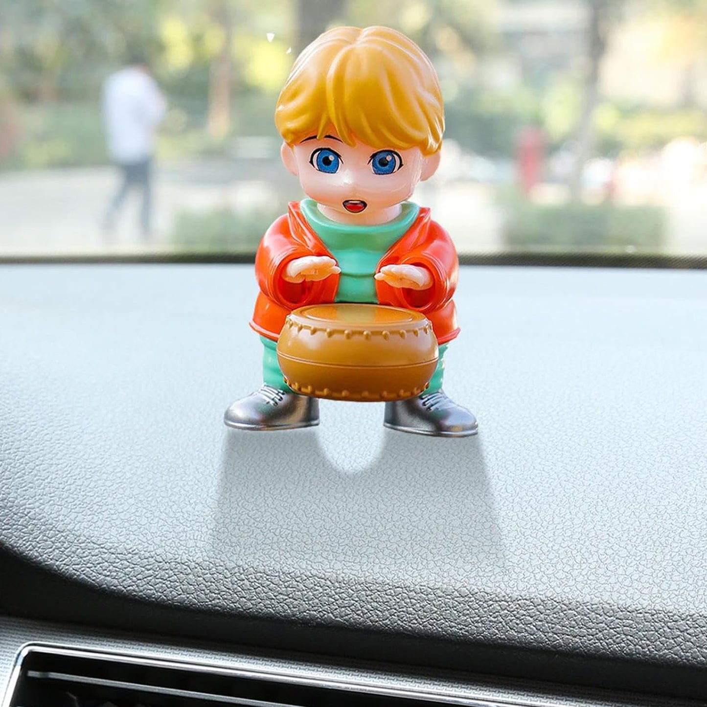 Creative Solar Drummer Car Aromatherapy Solar Powered Car Air Freshener (1 Pc) - Happy Price - Image 3