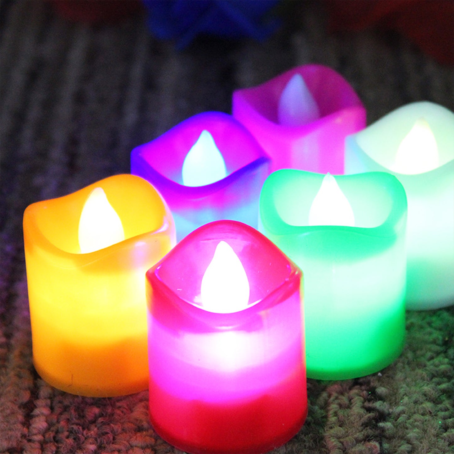 10pcs Festival Decorative - Led Tealight Candles Battery Operated Candle Ideal For Party. - Happy Price - Image 2