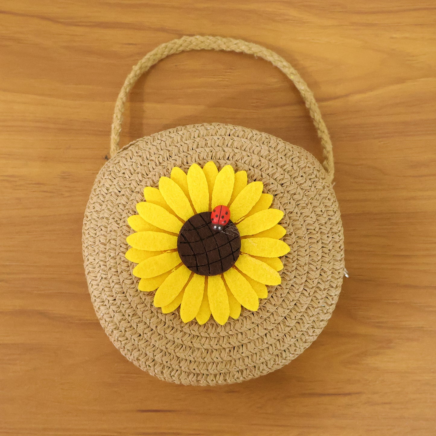 Mini Round Sunflower Crossbody Bag for Women (1 Pc, 12x12 Cm) - Great Price - Image 7