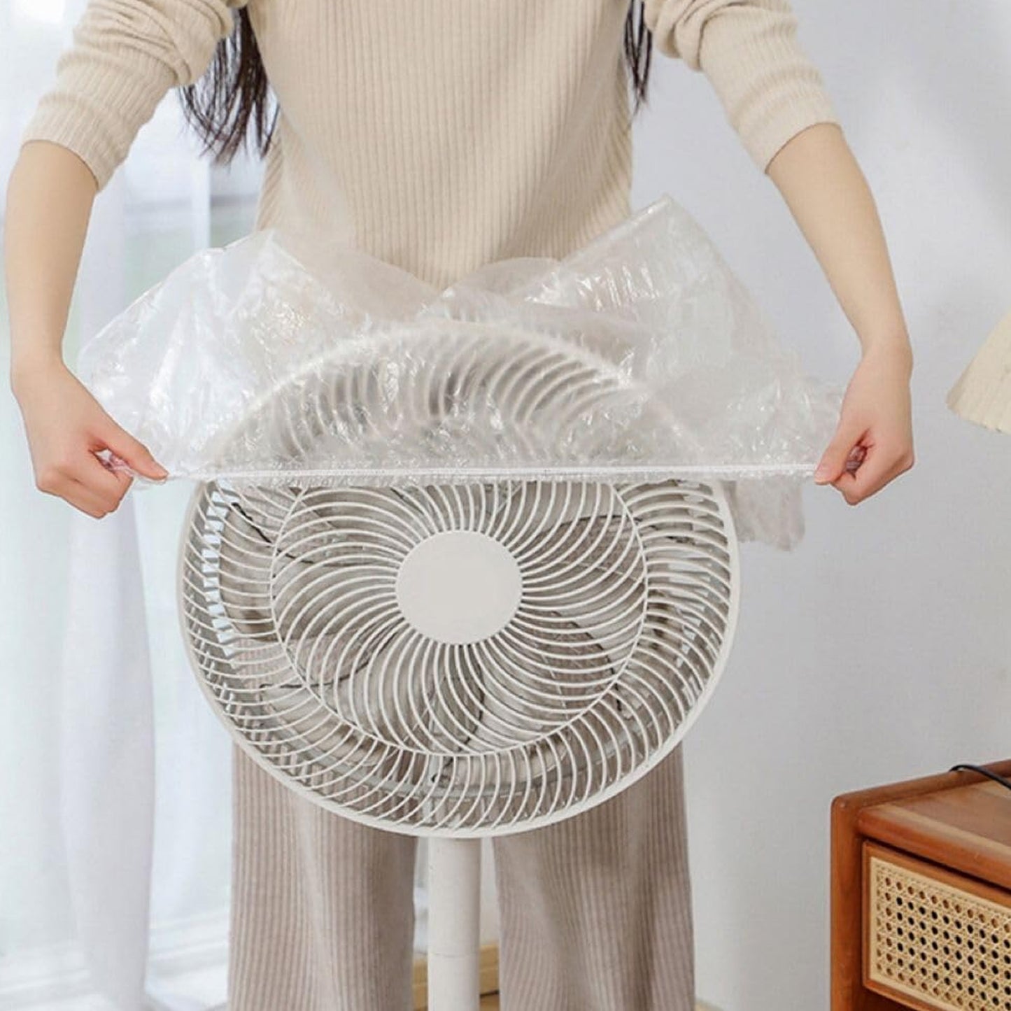 Home Thick Disposable Dust Proof Plastic Furniture Covers (1 Pc Small) - Happy Price - Image 5