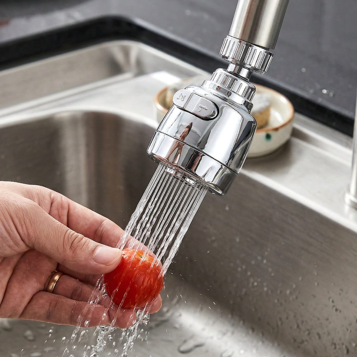 360 Rotating Faucet Extender - Water Saving Tap Aerator with Dual Flow Modes (1 Set) - Great Price - Image 6