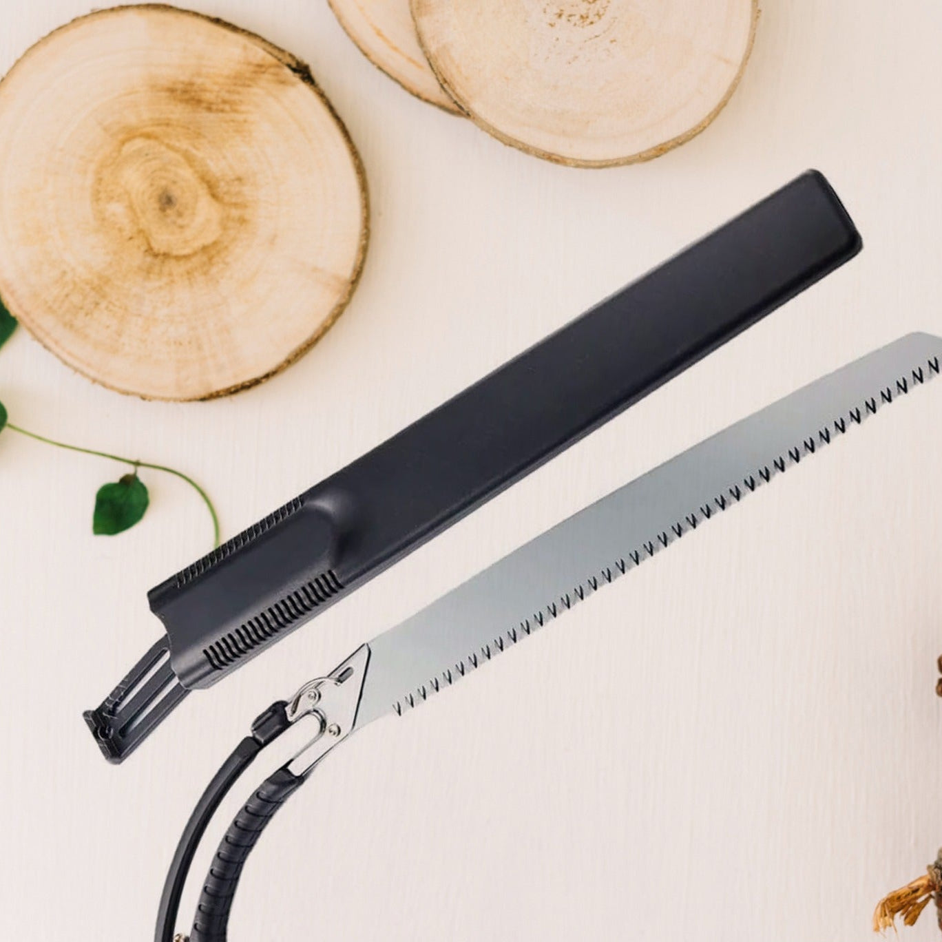 Hand Pruning Saw For Tree Branch Cutter (1 Pc With Cover 50 Cm Long) - Happy Price - Image 1