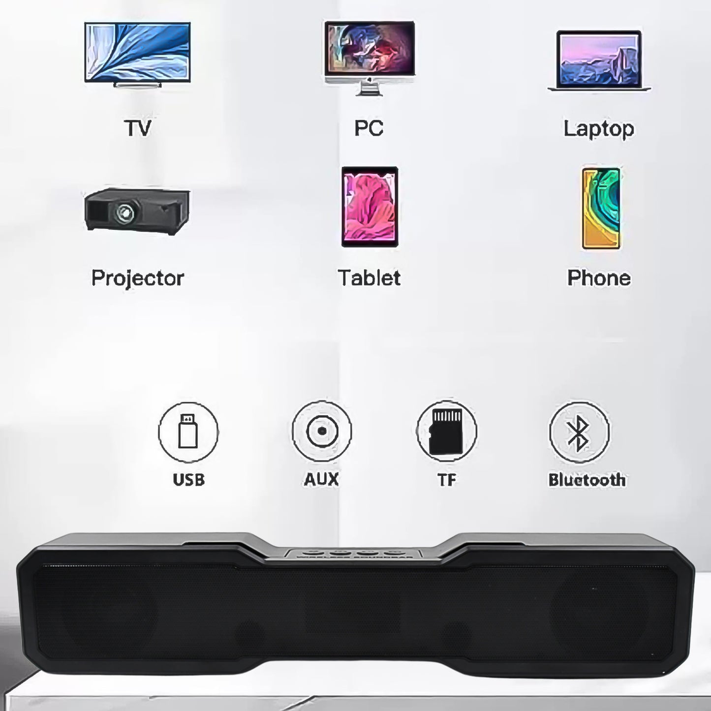 3d Sound Wireless Bluetooth Speaker (1 Pc) - Happy Price - Image 5