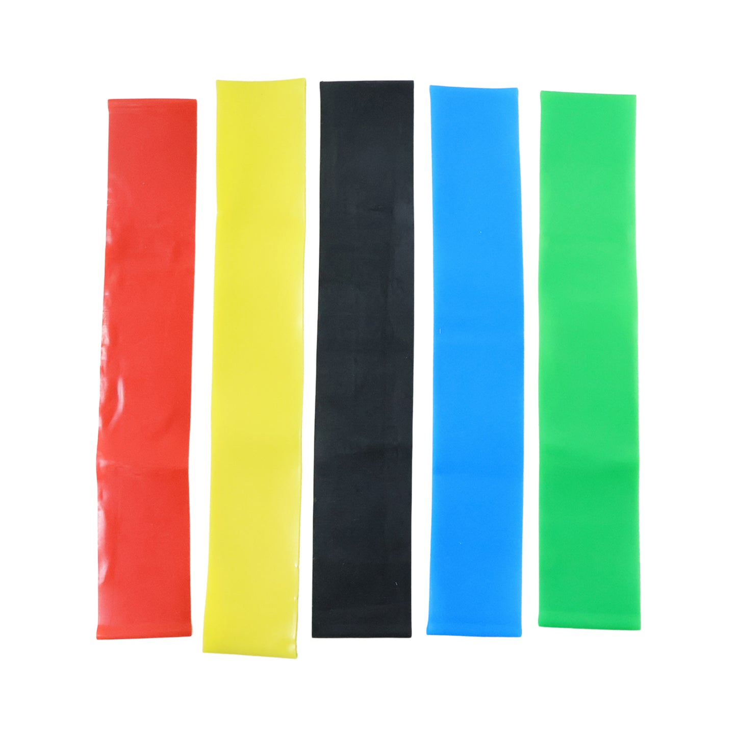 Premium Elastic Resistance Exercise Bands Belt Set (5 Pc)