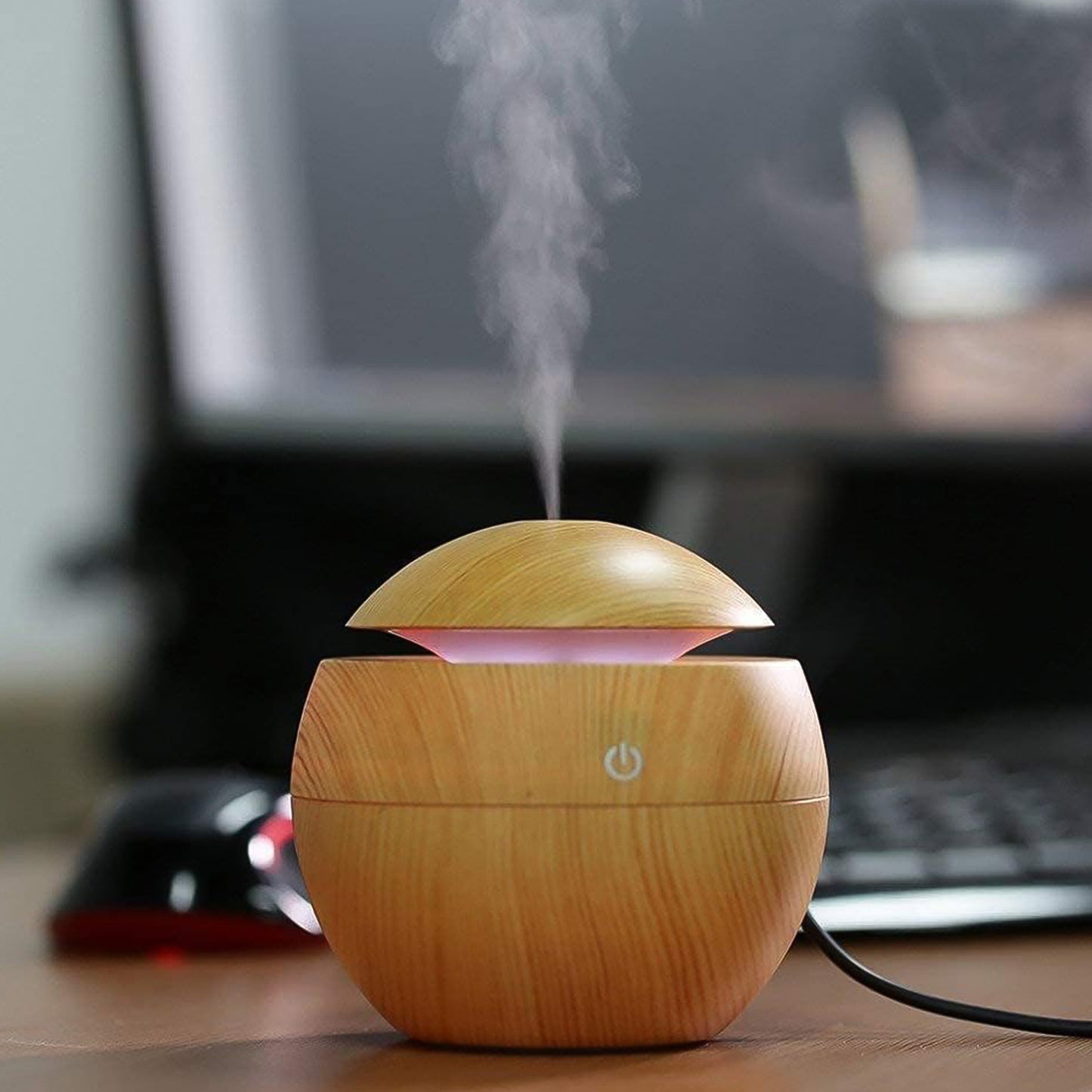Ultrasonic Aromatherapy Humidifier Usb Desktop (130 Ml 1 Pc) - Happy Price - Image 7