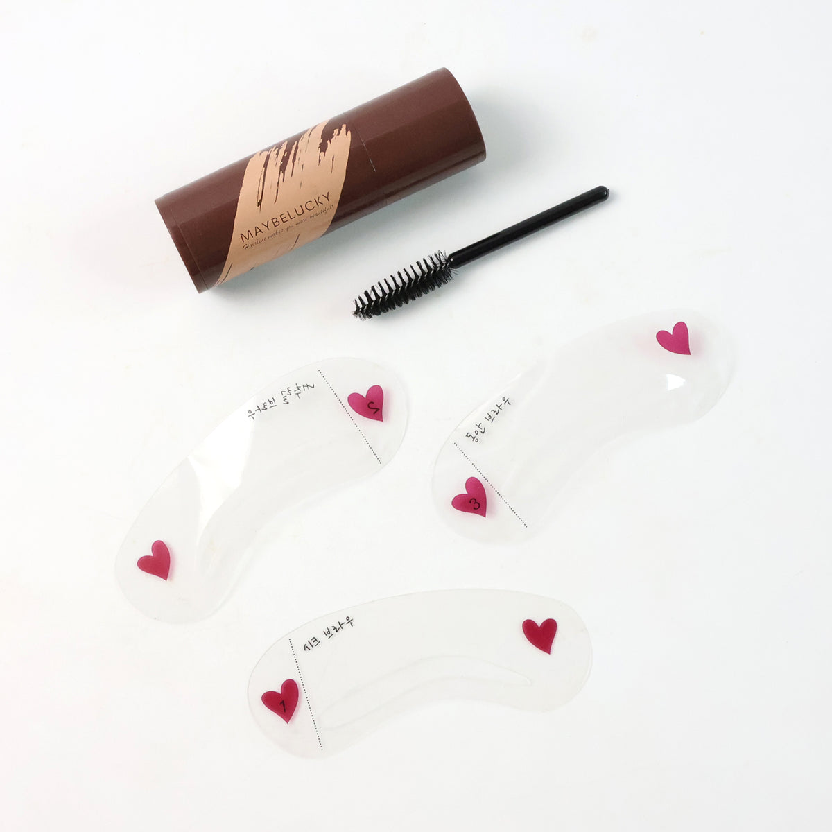 2-in-1 Hairline & Eyebrow Shaping Kit - Powder Stick, Stencils & Brush - Happy Price - Image 5