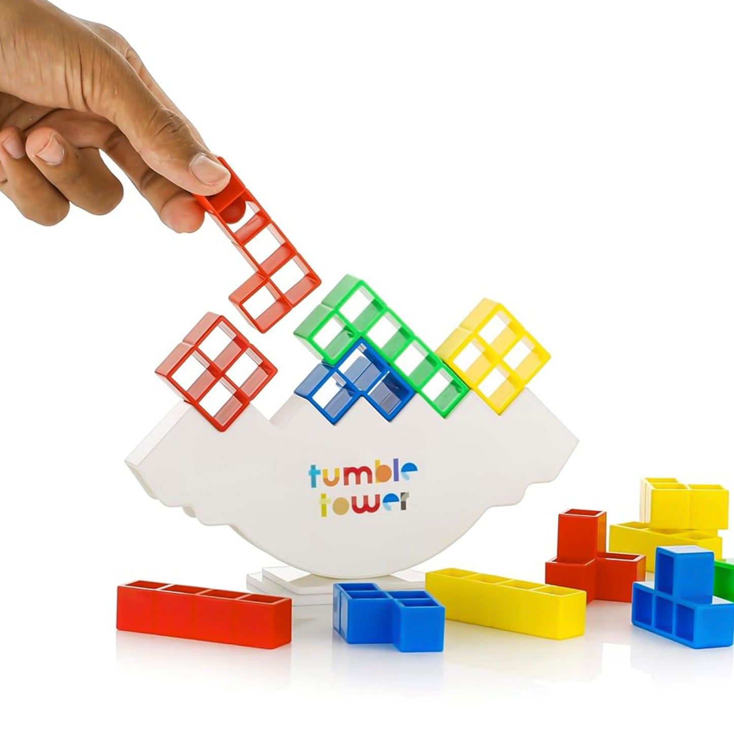 Balancing Blocks Tumble Tower Game Set for Kids & Family - Educational Stacking Toy (1 Set) - Great Price - Image 5