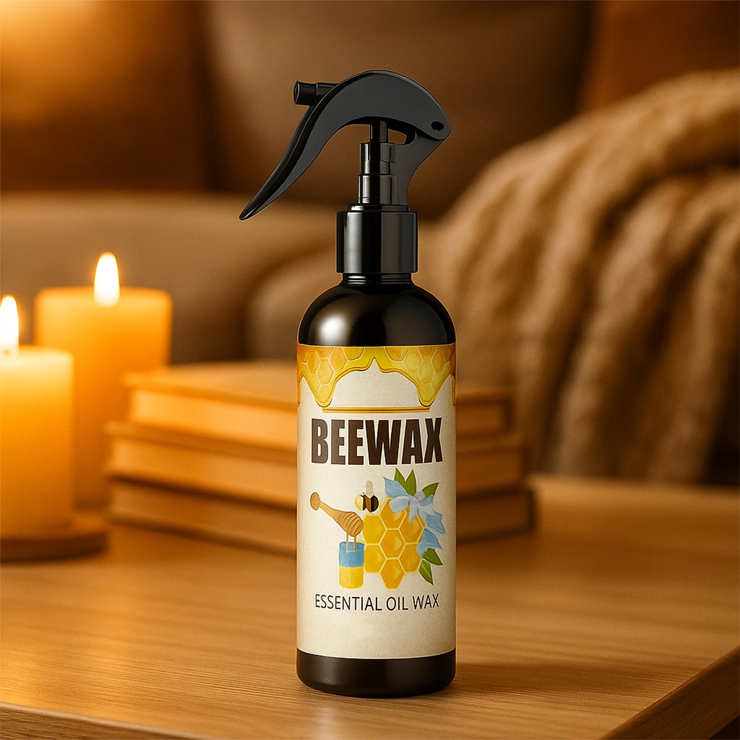 Beeswax & Essential Oil Wood Polish Spray - 120ml - Happy Price - Image 7