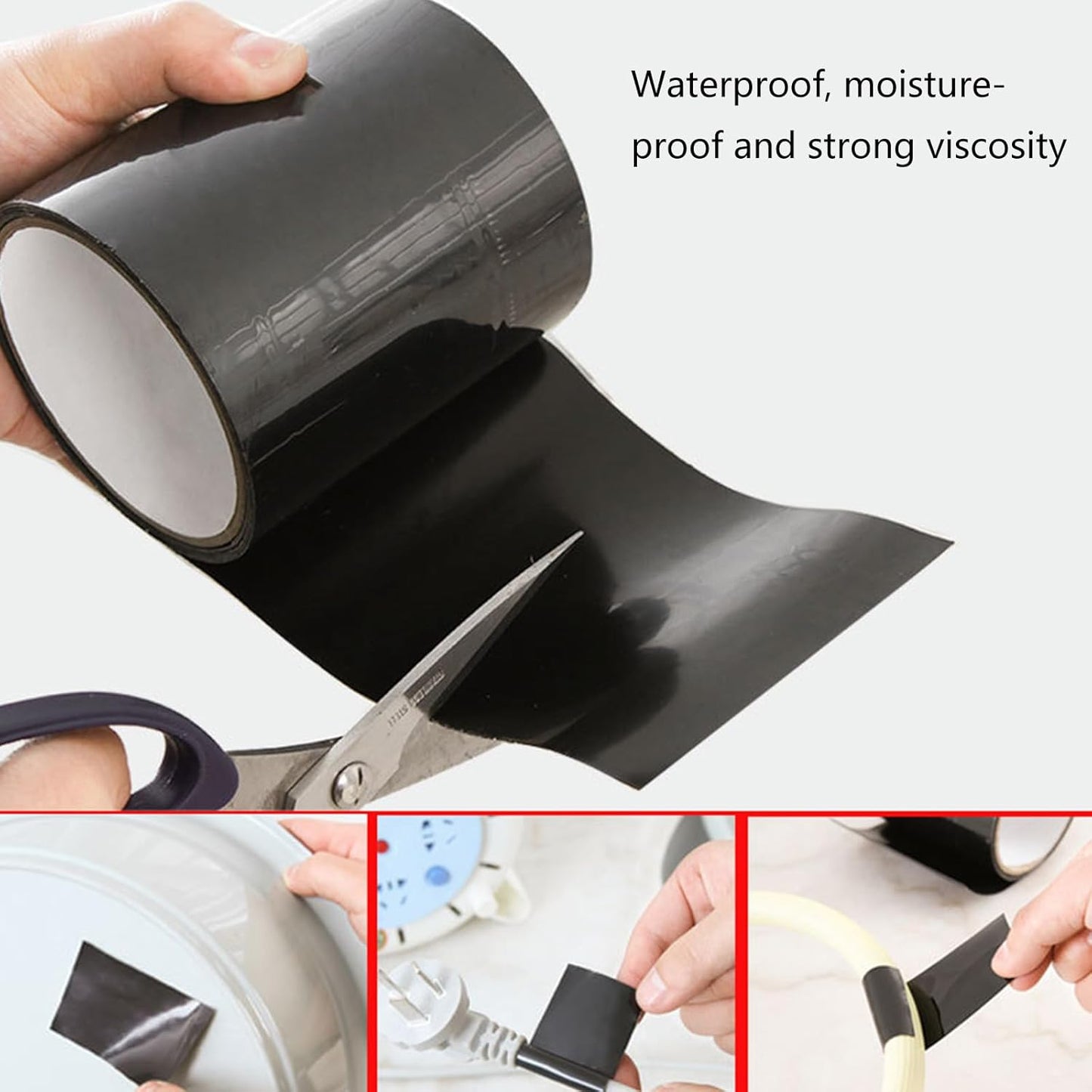 Heavy-Duty Waterproof Repair Tape (140g) - Strong Adhesive for Leaks - Happy Price - Image 5