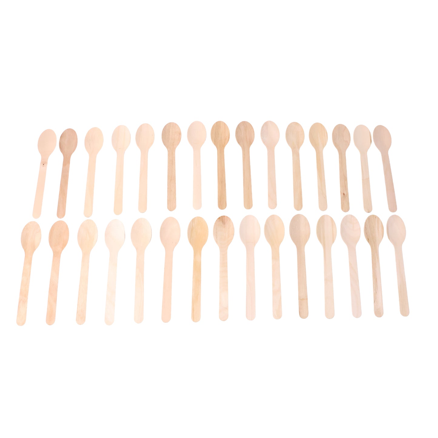 160mm Birchwood Spoons - 30 Piece Pack - Happy Price - Image 5