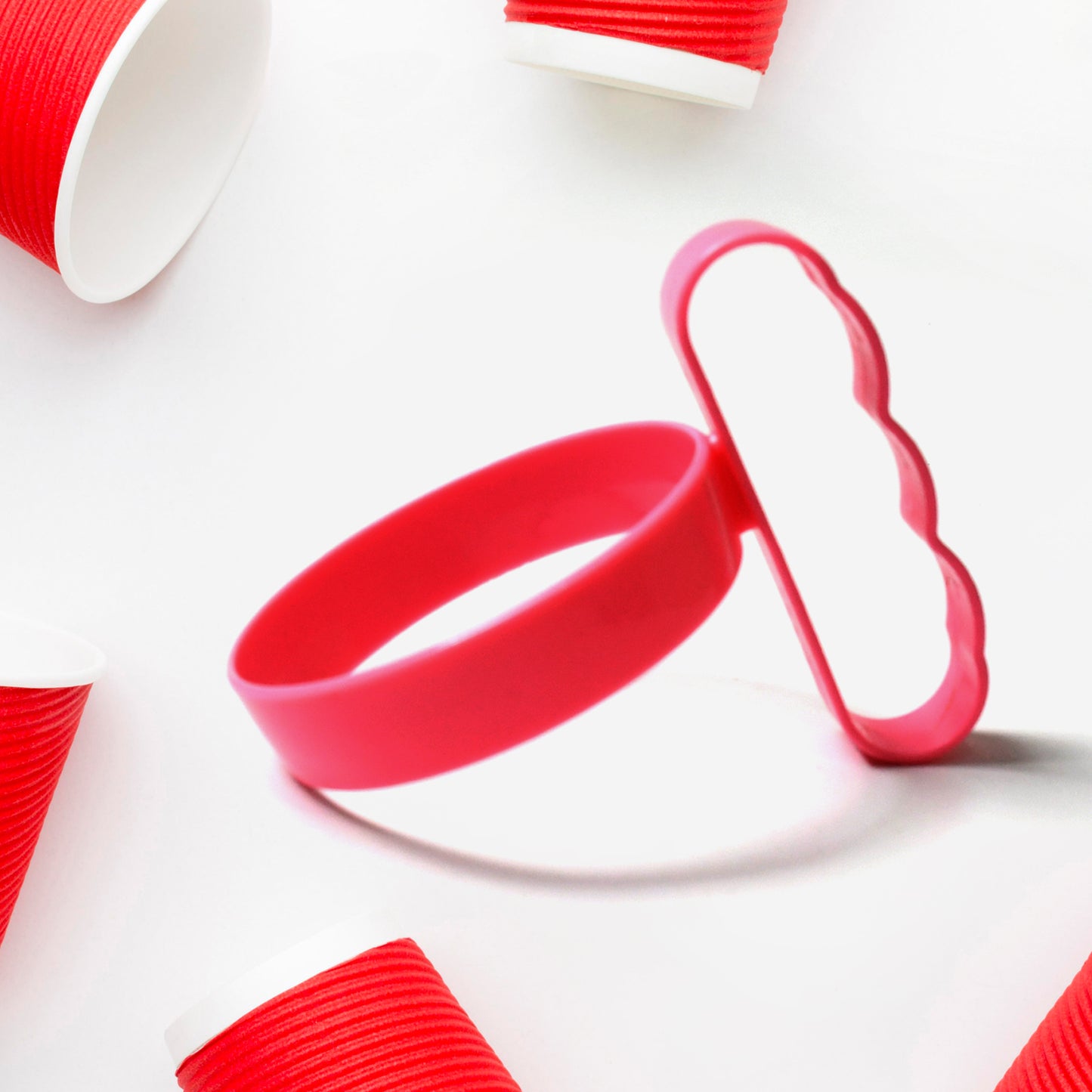 Plastic Cup Tumbler Handle Anti Slip Travel Mug Grip Cupholder Cup Tumbler Accessories Lightweight Tumbler Holder Cup Handle (1 Pc) - Happy Price - Image 5